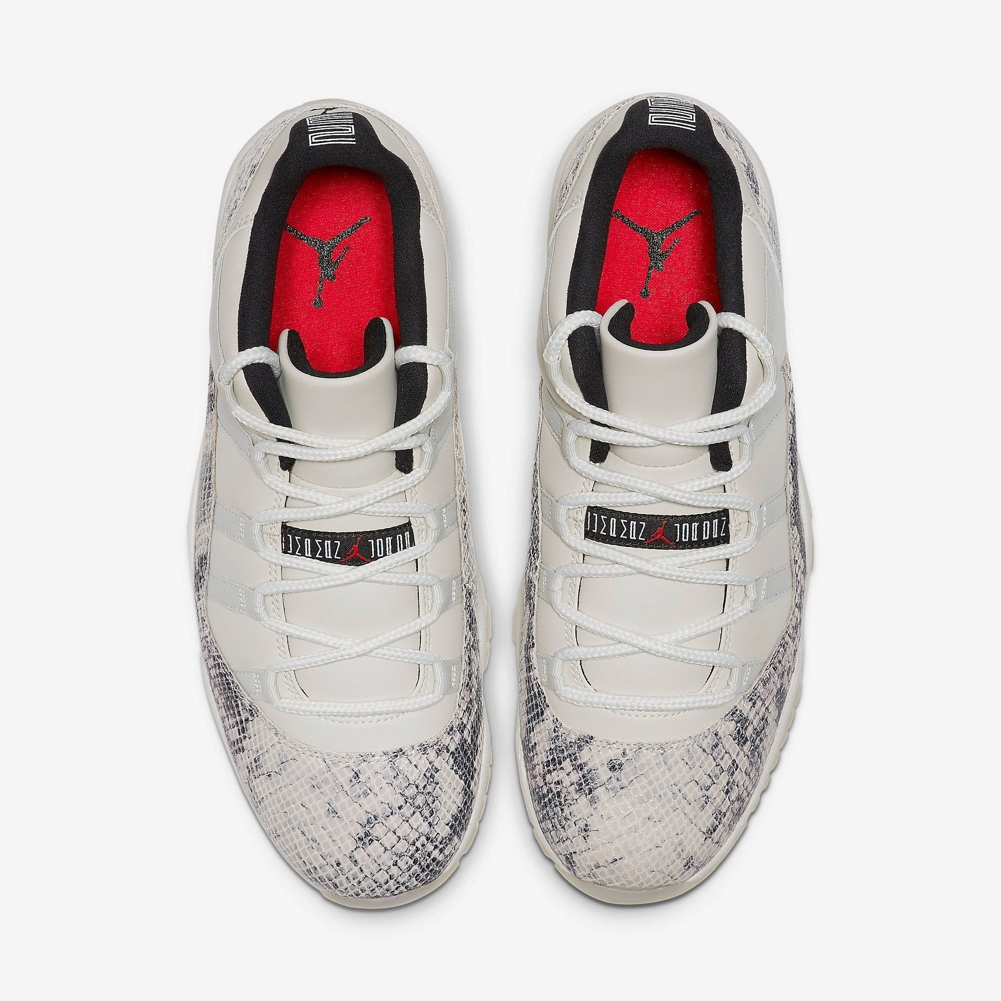 (Men's) Air Jordan 11 Retro Low LE 'Light Bone Snakeskin' (2019) CD6846-002 Air Jordan 11 Patent Basketball Shoes