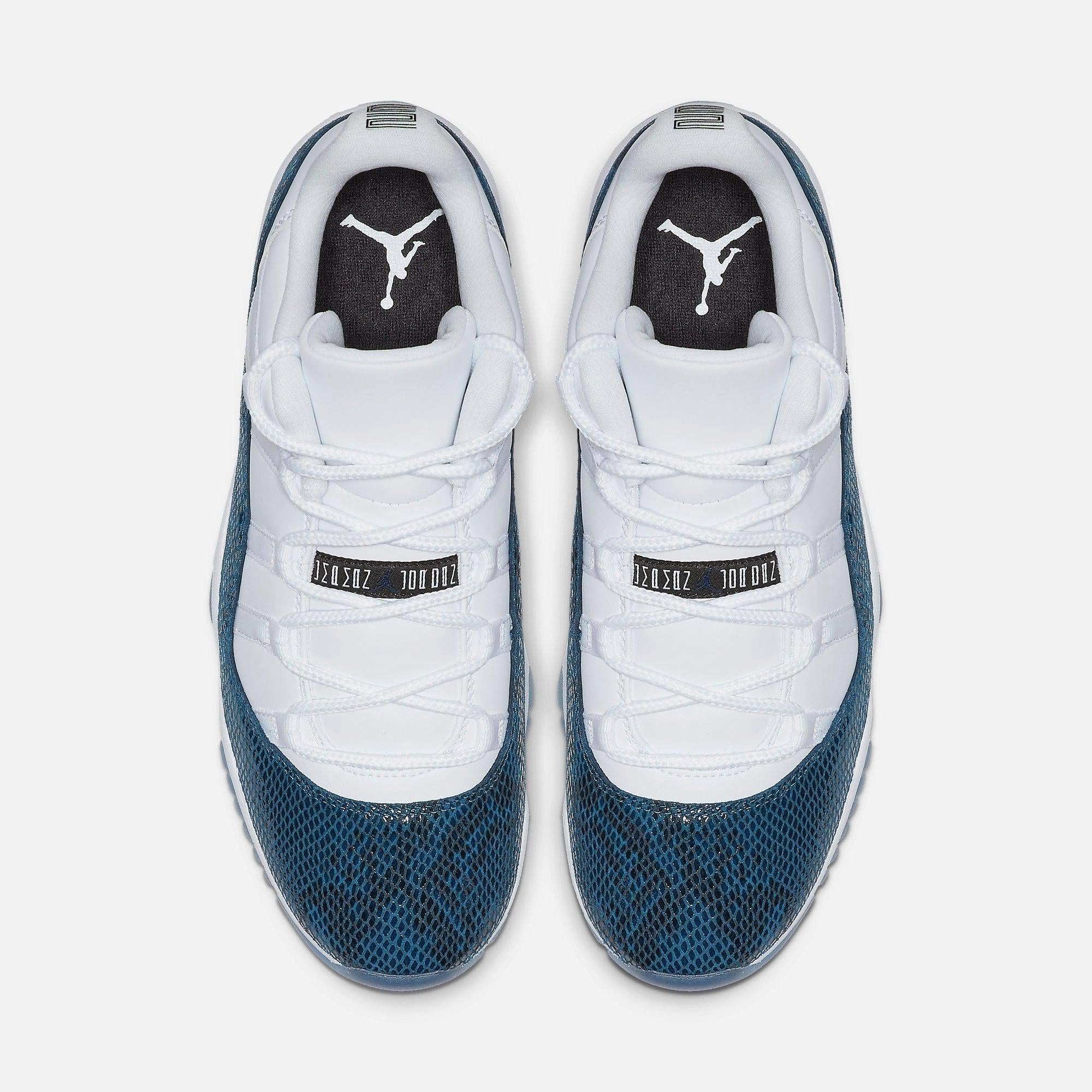 (Men's) Air Jordan 11 Retro Low LE 'Navy Snakeskin' (2019) CD6846-102 Air Jordan 11 Patent Basketball Shoes