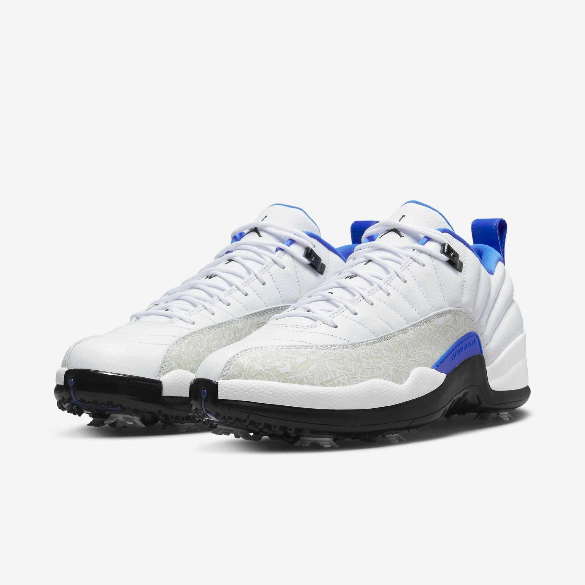 (Men's) Air Jordan 12 Low Golf NRG P22 'Laser Game Royal' (2022) DM9015-105 Air Jordan 12 Game-Ready Sneakers
