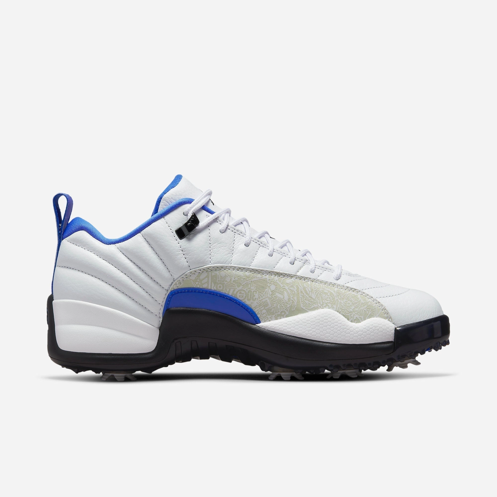 (Men's) Air Jordan 12 Low Golf NRG P22 'Laser Game Royal' (2022) DM9015-105 Air Jordan 12 Game-Ready Sneakers