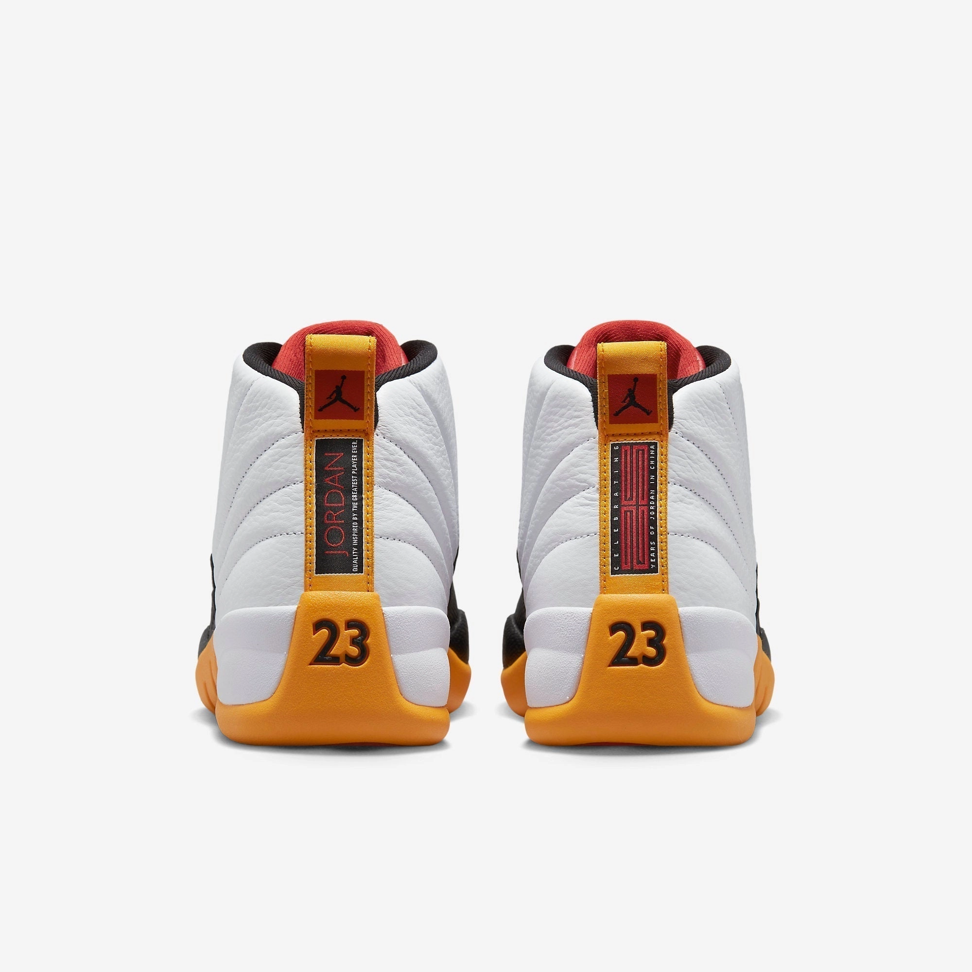 (Men's) Air Jordan 12 Retro '25 Years in China' (2022) DR8887-100 Air Jordan 12 Game-Ready Sneakers