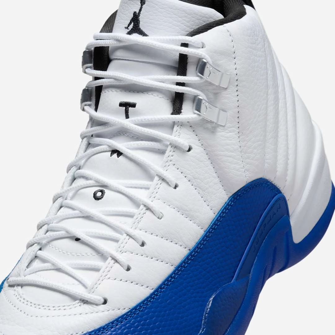(Men's) Air Jordan 12 Retro 'Blueberry / Game Royal' (2024) CT8013-140 Air Jordan 12 Game-Ready Sneakers