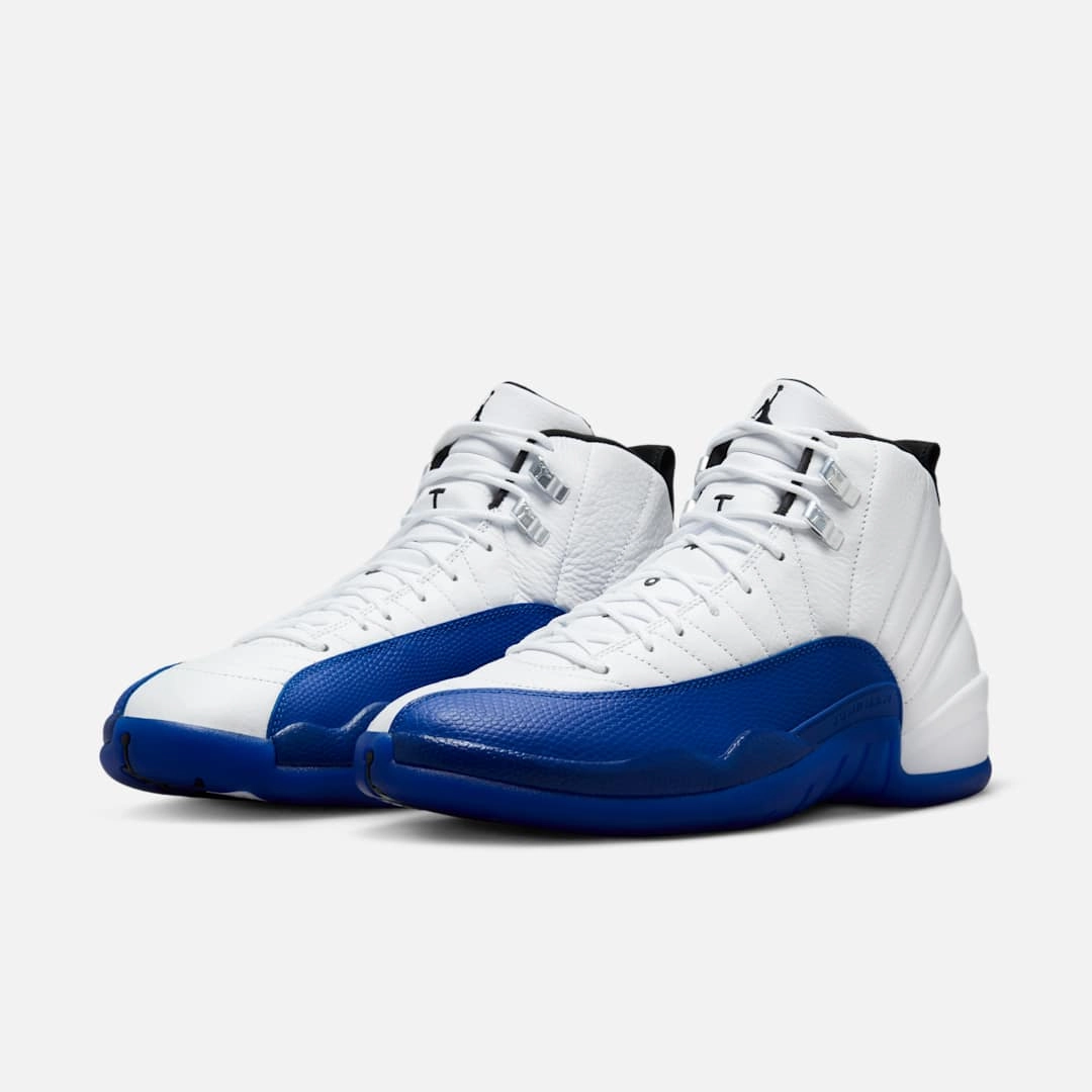 (Men's) Air Jordan 12 Retro 'Blueberry / Game Royal' (2024) CT8013-140 Air Jordan 12 Game-Ready Sneakers