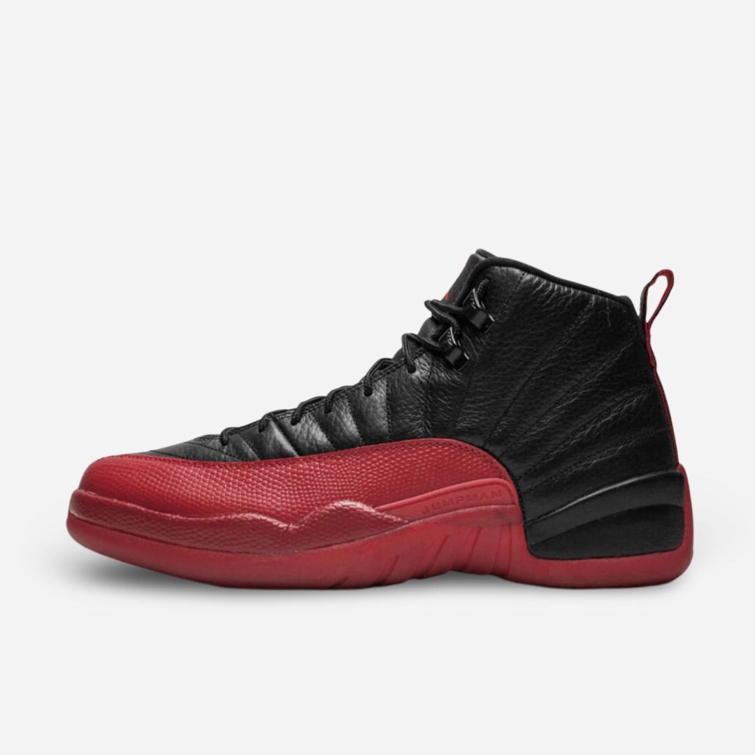 (Men's) Air Jordan 12 Retro 'Flu Game / Bred' (2016) 130690-002 Air Jordan 12 performance sneakers for court
