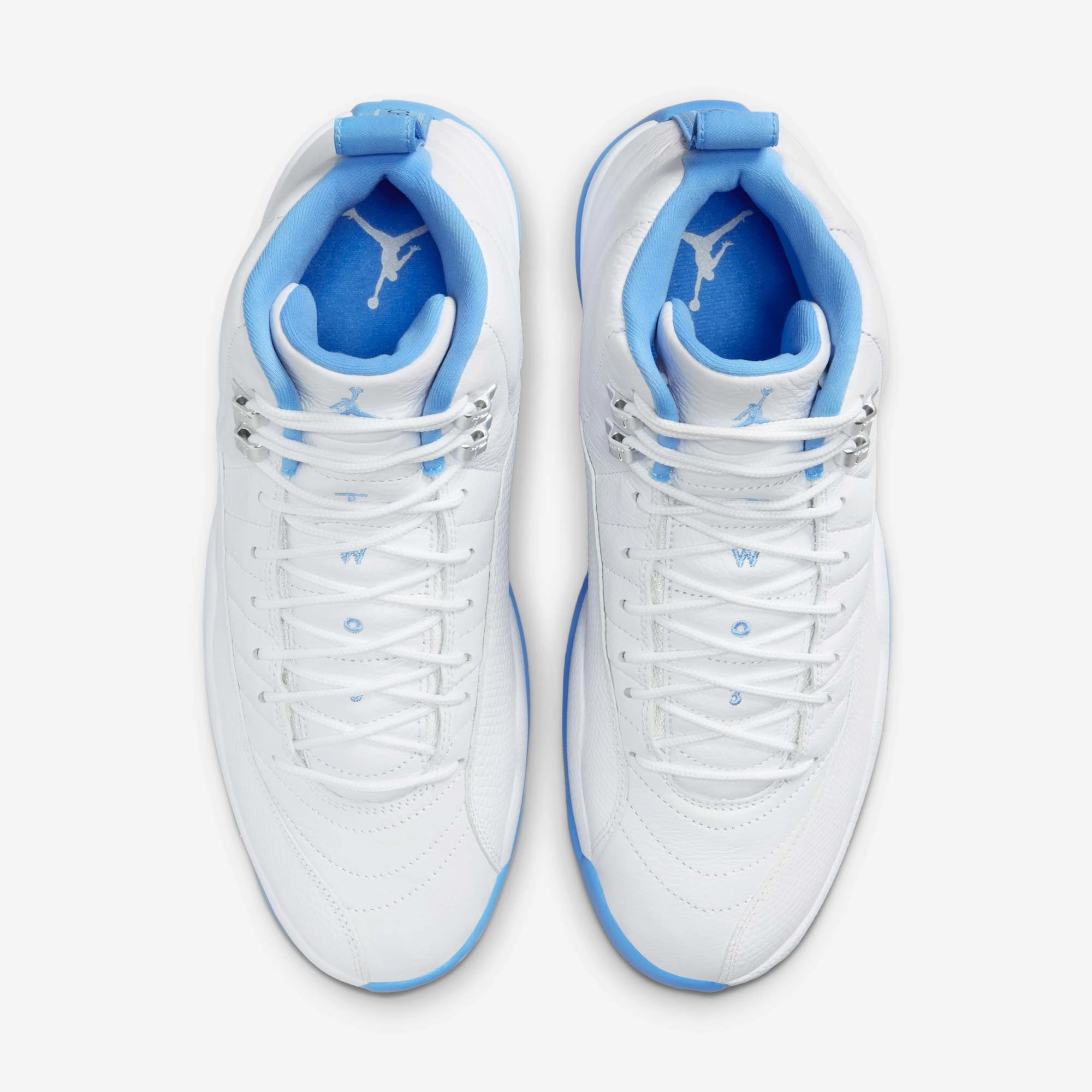 (Men's) Air Jordan 12 Retro 'Melo / UNC University Blue' (2025) CT8013-112 Air Jordan 12 Game-Ready Sneakers