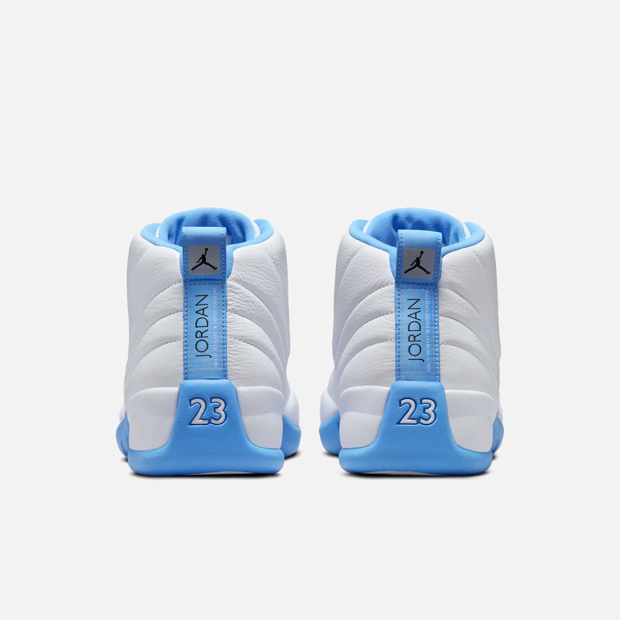 (Men's) Air Jordan 12 Retro 'Melo / UNC University Blue' (2025) CT8013-112 Air Jordan 12 Game-Ready Sneakers