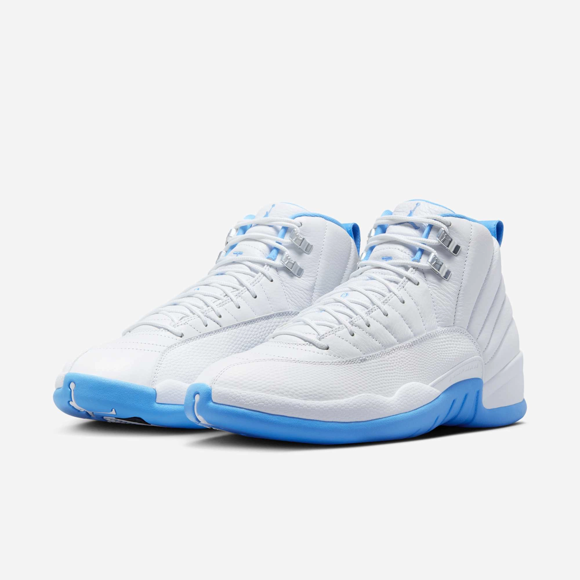 (Men's) Air Jordan 12 Retro 'Melo / UNC University Blue' (2025) CT8013-112 Air Jordan 12 Game-Ready Sneakers