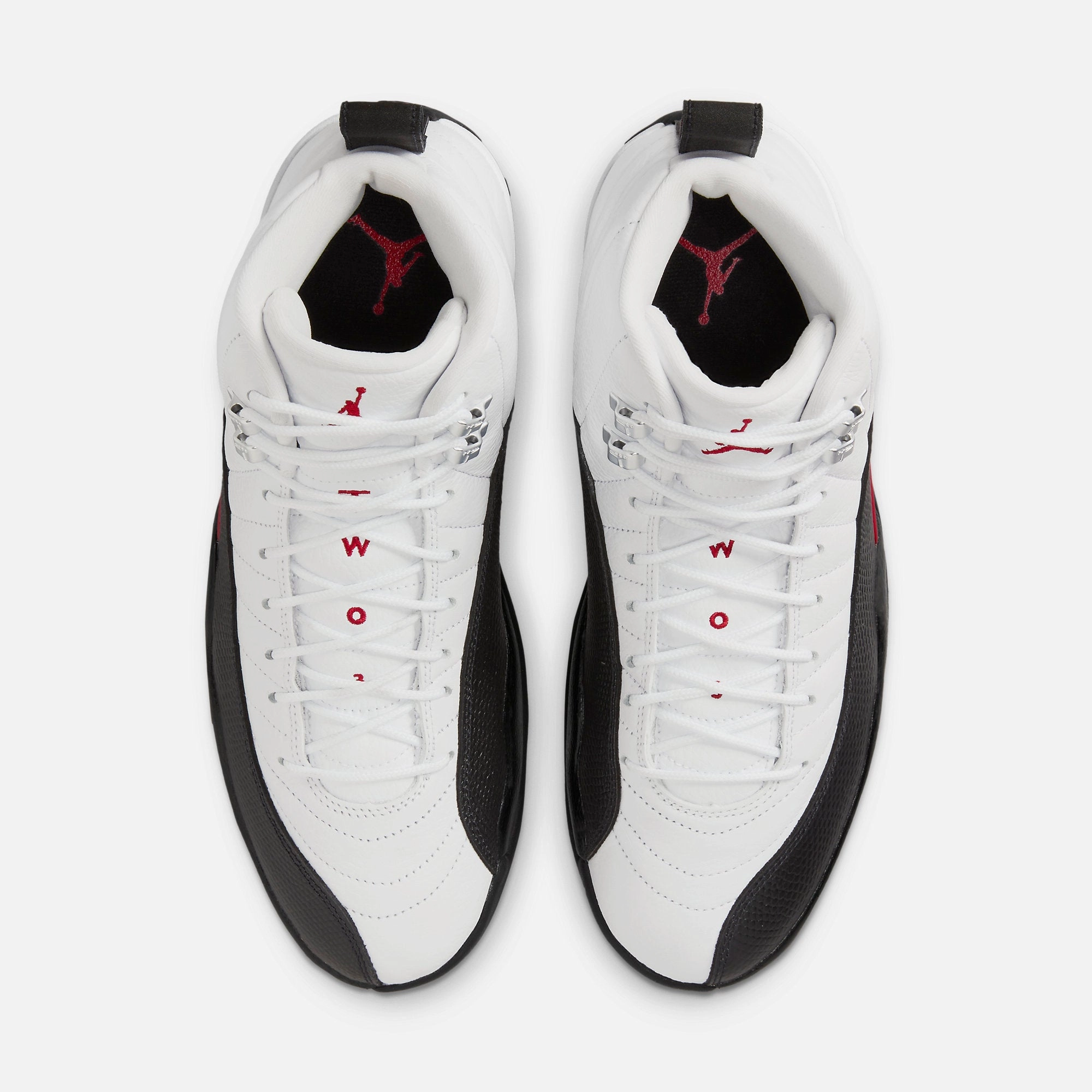 (Men's) Air Jordan 12 Retro 'Red Taxi Flip' (2024) CT8013-162 Air Jordan 12 Game-Ready Sneakers