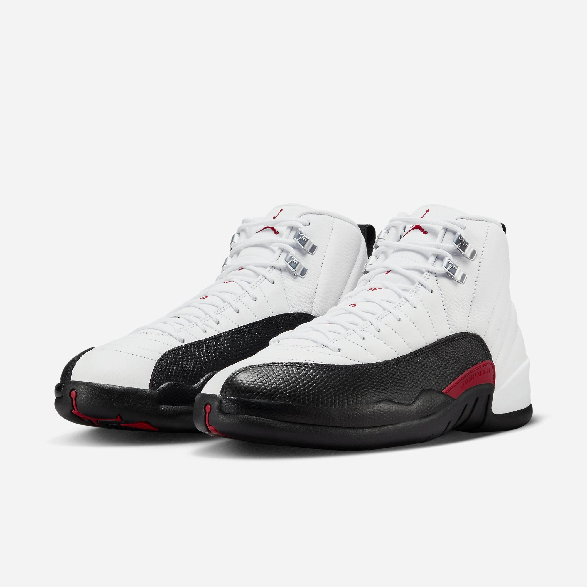 (Men's) Air Jordan 12 Retro 'Red Taxi Flip' (2024) CT8013-162 Air Jordan 12 Game-Ready Sneakers