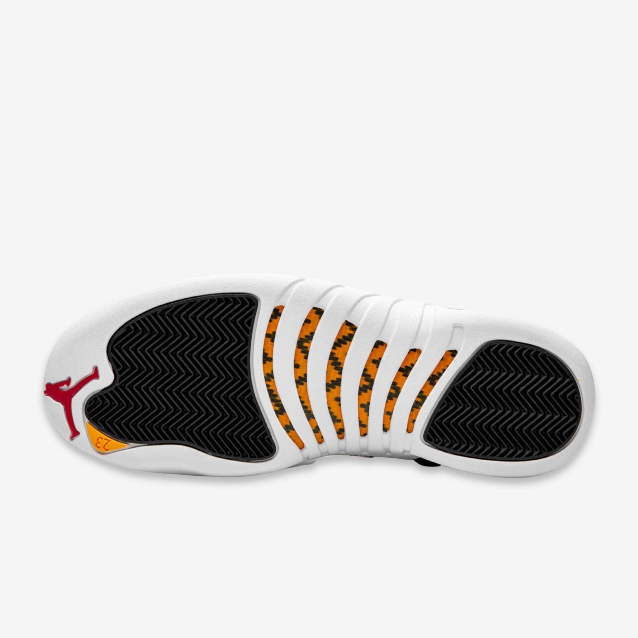 (Men's) Air Jordan 12 Retro 'Reverse Taxi' (2019) 130690-017 Air Jordan 12 Game-Ready Sneakers