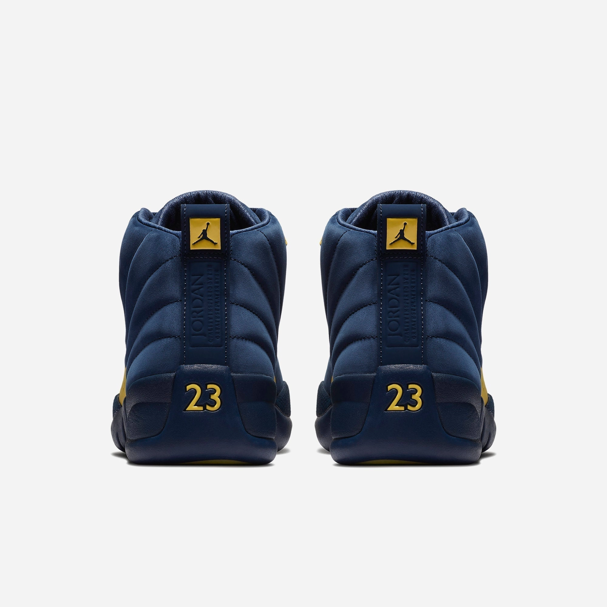 (Men's) Air Jordan 12 Retro Michigan NRG 'Wolverines' (2018) BQ3180-407 Air Jordan 12 Game-Ready Sneakers