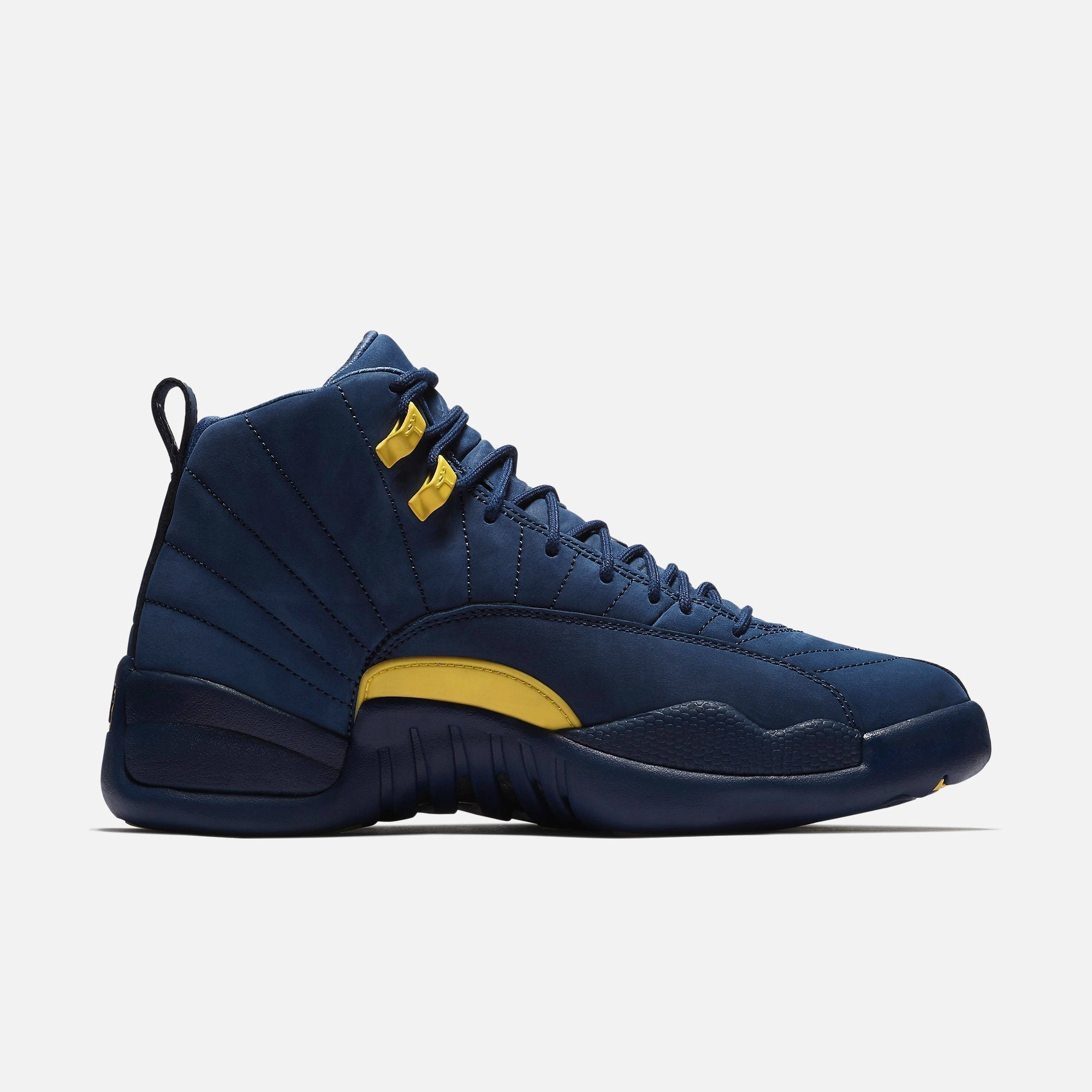 (Men's) Air Jordan 12 Retro Michigan NRG 'Wolverines' (2018) BQ3180-407 Air Jordan 12 Game-Ready Sneakers