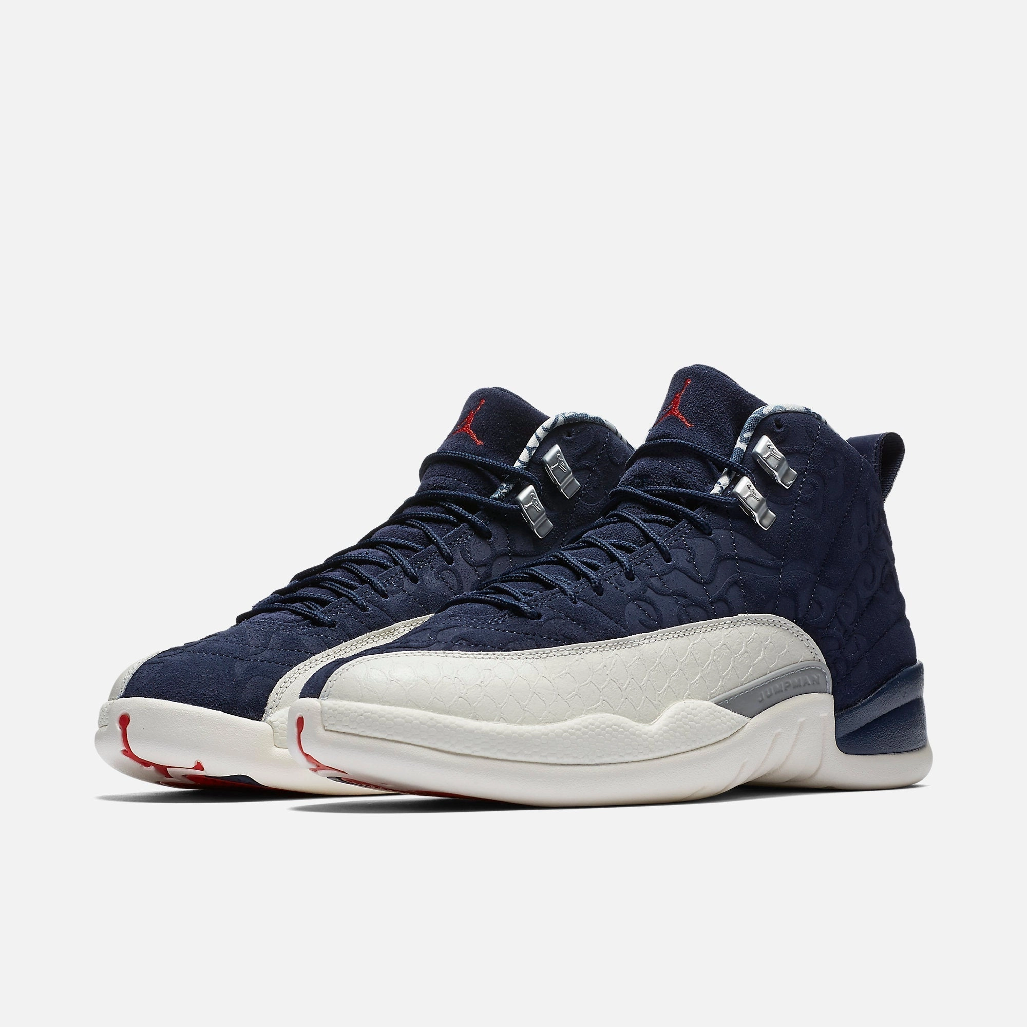 (Men's) Air Jordan 12 Retro Premium 'International Flight' (2018) BV8016-445 Air Jordan 12 Game-Ready Sneakers