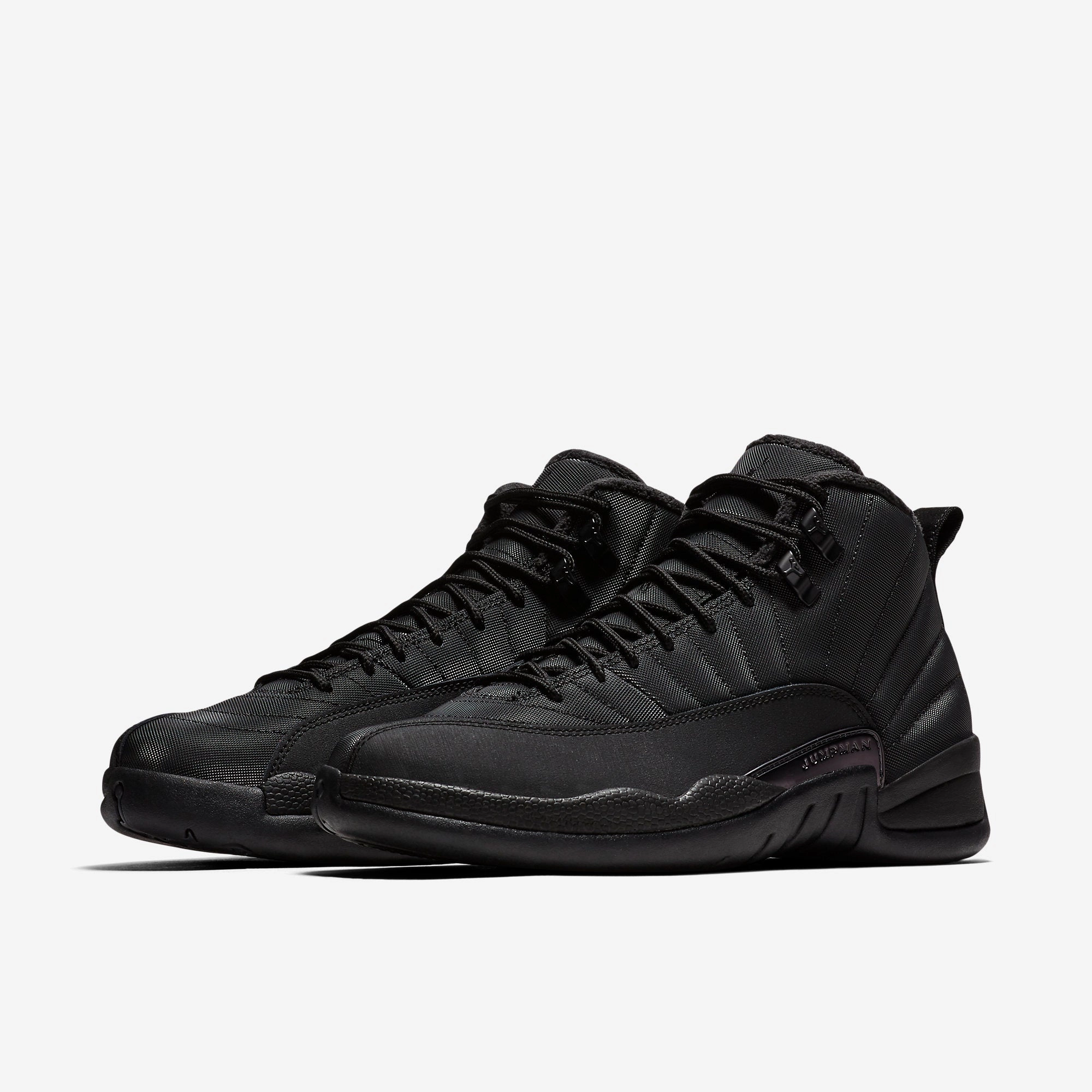 (Men's) Air Jordan 12 Retro WNTR 'Winterized Black' (2018) BQ6851-001 Air Jordan 12 Game-Ready Sneakers