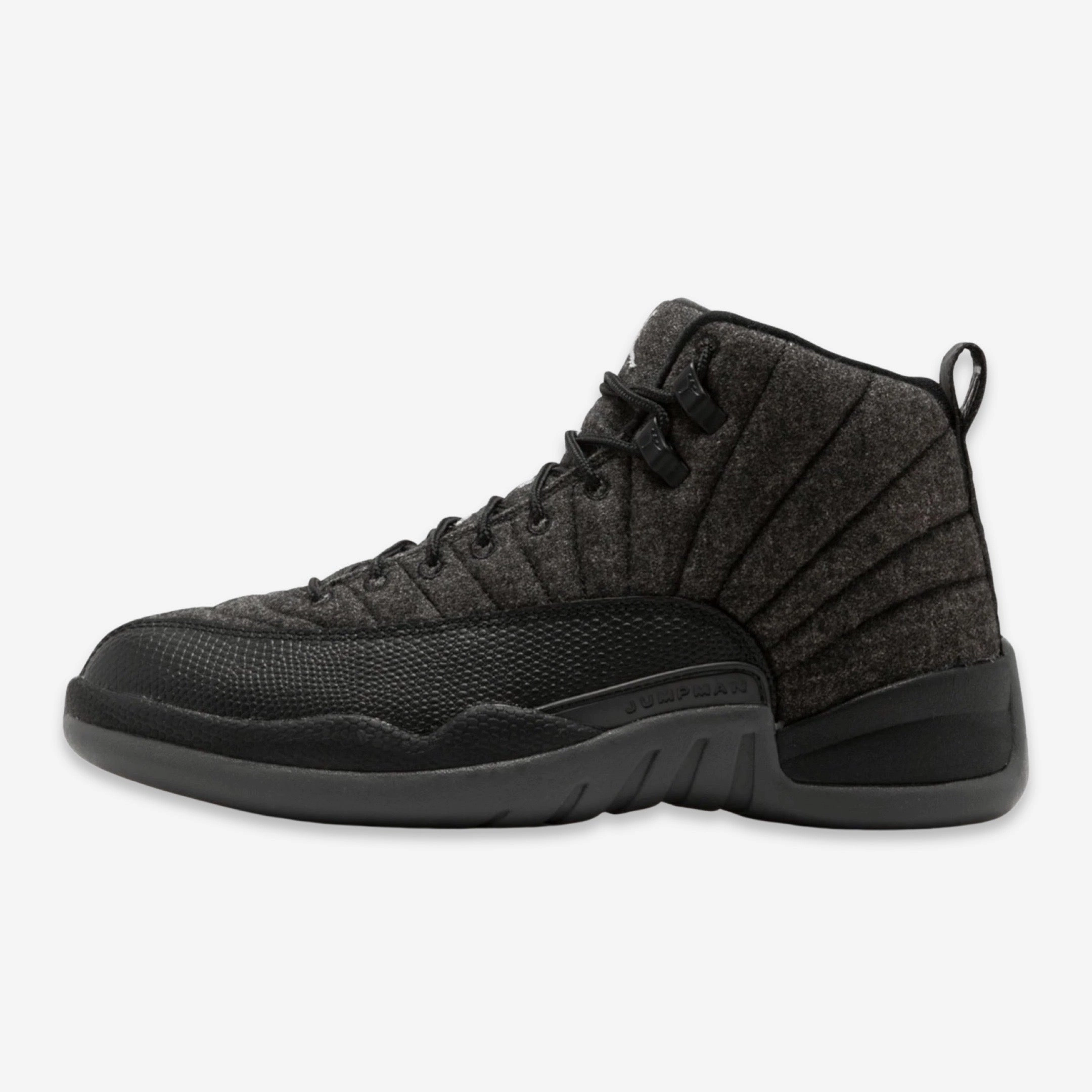(Men's) Air Jordan 12 Retro Wool 'Dark Grey' (2016) 852627-003 Air Jordan 12 performance sneakers for court