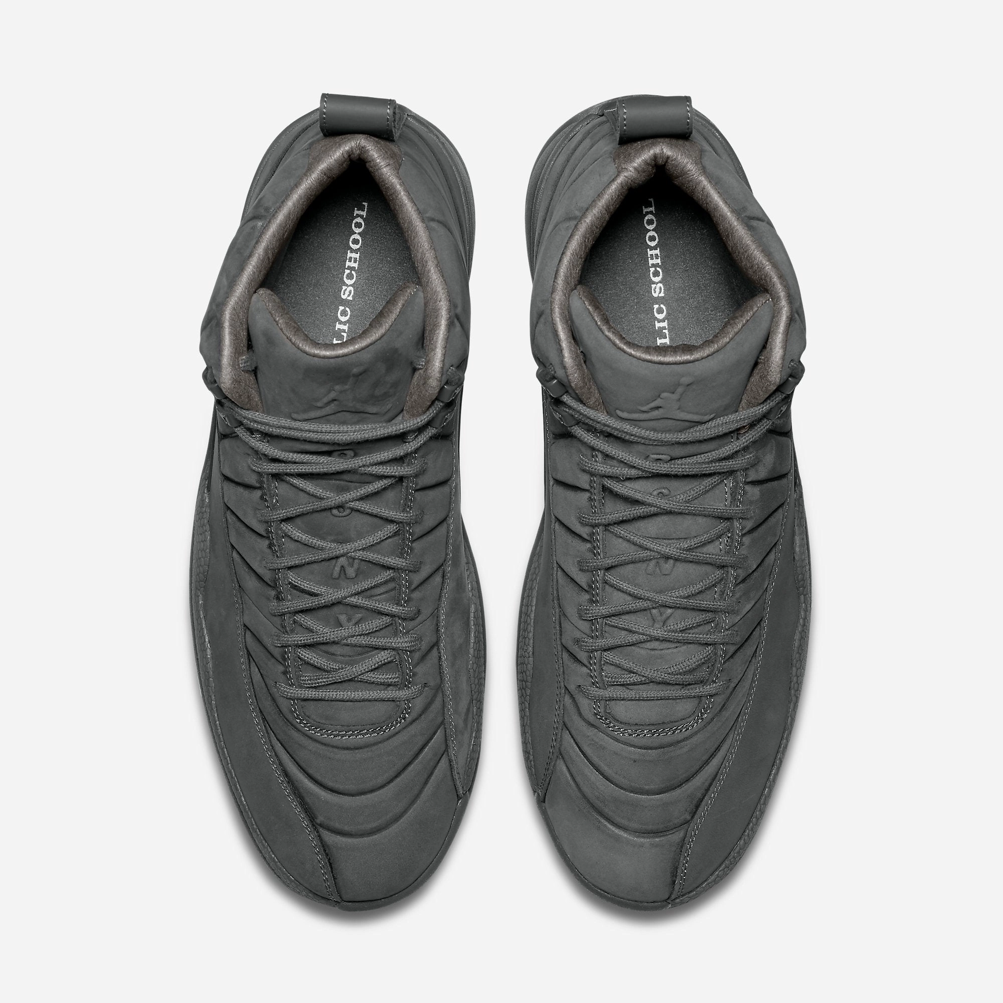 (Men's) Air Jordan 12 Retro x PSNY 'Dark Grey' (2015) 130690-003 Air Jordan 12 Game-Ready Sneakers