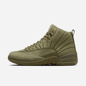 (Men's) Air Jordan 12 Retro x PSNY 'Milan Olive' (2017) AA1233-200 Air Jordan 12 performance sneakers for court