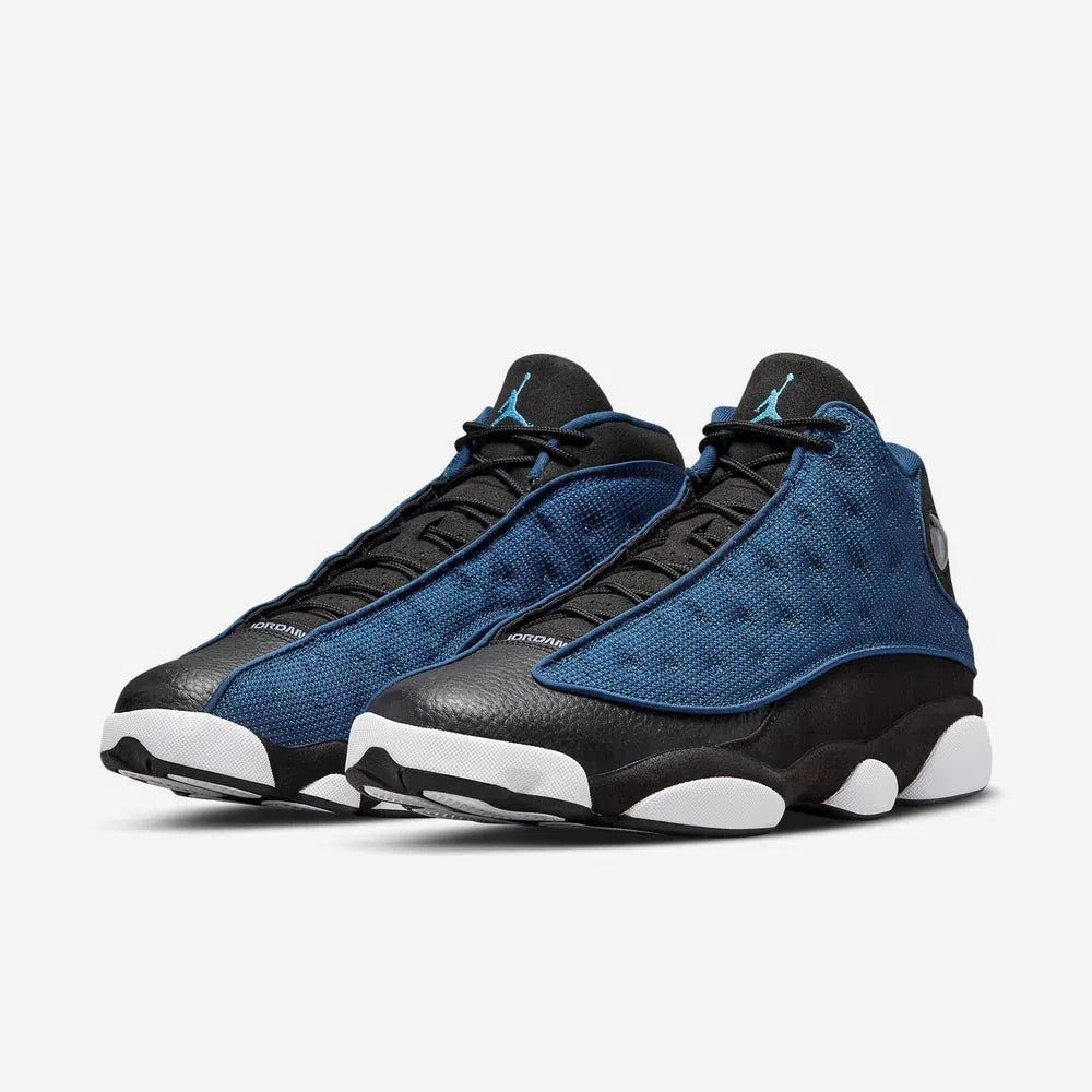 (Men's) Air Jordan 13 Retro 'Brave Blue' (2022) DJ5982-400 Air Jordan 13 Bold Sole Basketball Shoes