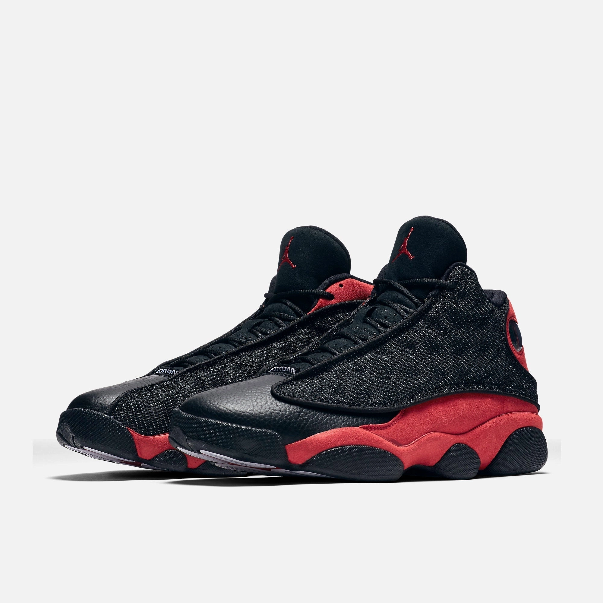 (Men's) Air Jordan 13 Retro 'Bred' (2017) 414571-004 Air Jordan 13 Bold Sole Basketball Shoes