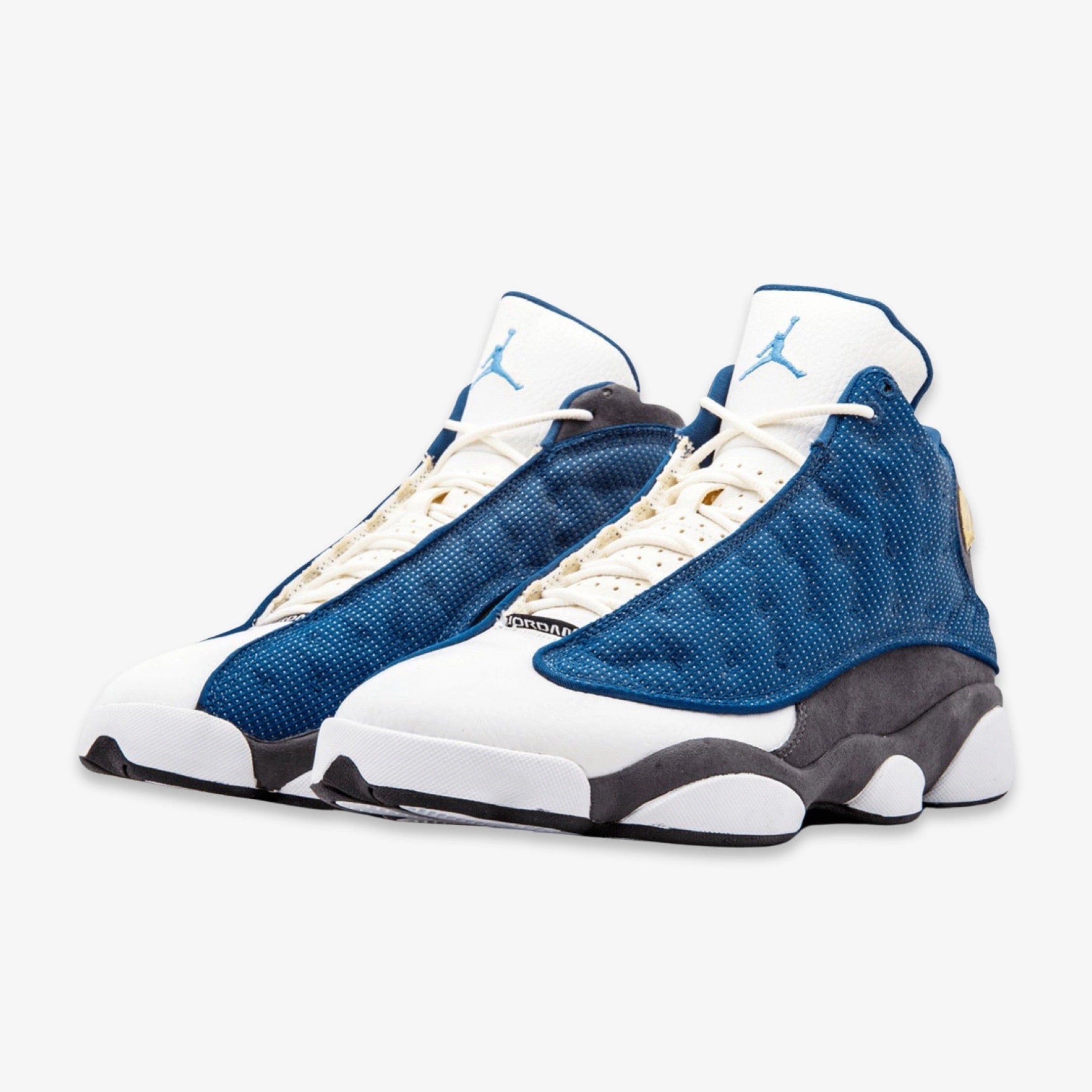 (Men's) Air Jordan 13 Retro 'Flint Grey' (2010) 414571-401 Air Jordan 13 Bold Sole Basketball Shoes