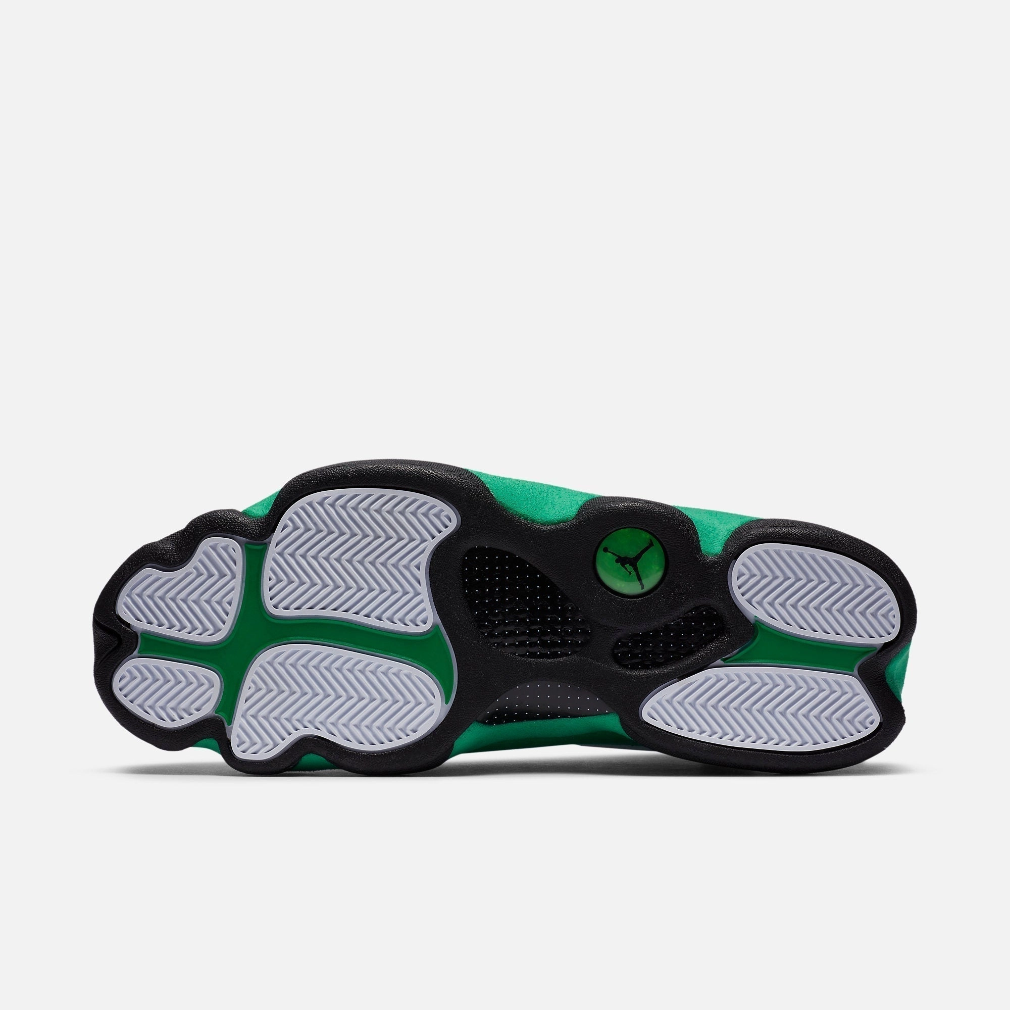 (Men's) Air Jordan 13 Retro 'Lucky Green / Boston Celtics' (2020) DB6537-113 Air Jordan 13 Bold Sole Basketball Shoes