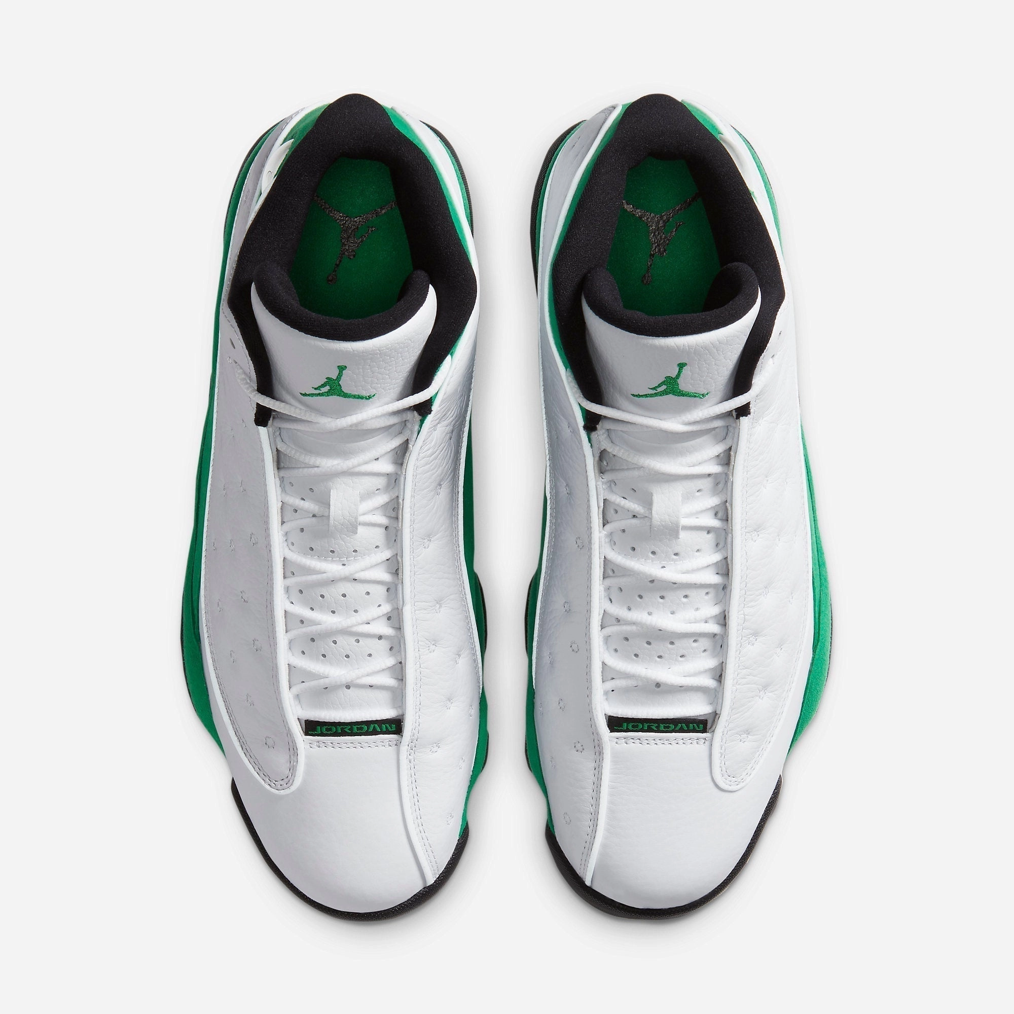 (Men's) Air Jordan 13 Retro 'Lucky Green / Boston Celtics' (2020) DB6537-113 Air Jordan 13 Bold Sole Basketball Shoes