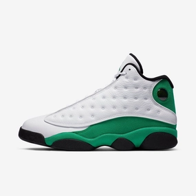 (Men's) Air Jordan 13 Retro 'Lucky Green / Boston Celtics' (2020) DB6537-113 Air Jordan 13 shoes with bold midsole design
