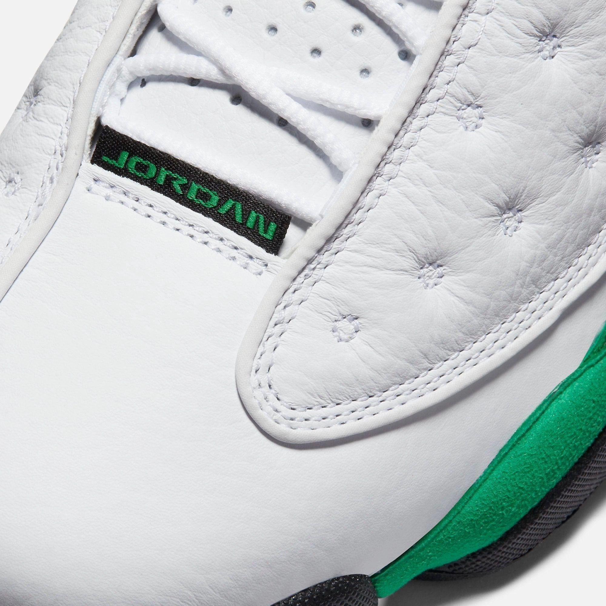 (Men's) Air Jordan 13 Retro 'Lucky Green / Boston Celtics' (2020) DB6537-113 Air Jordan 13 Bold Sole Basketball Shoes