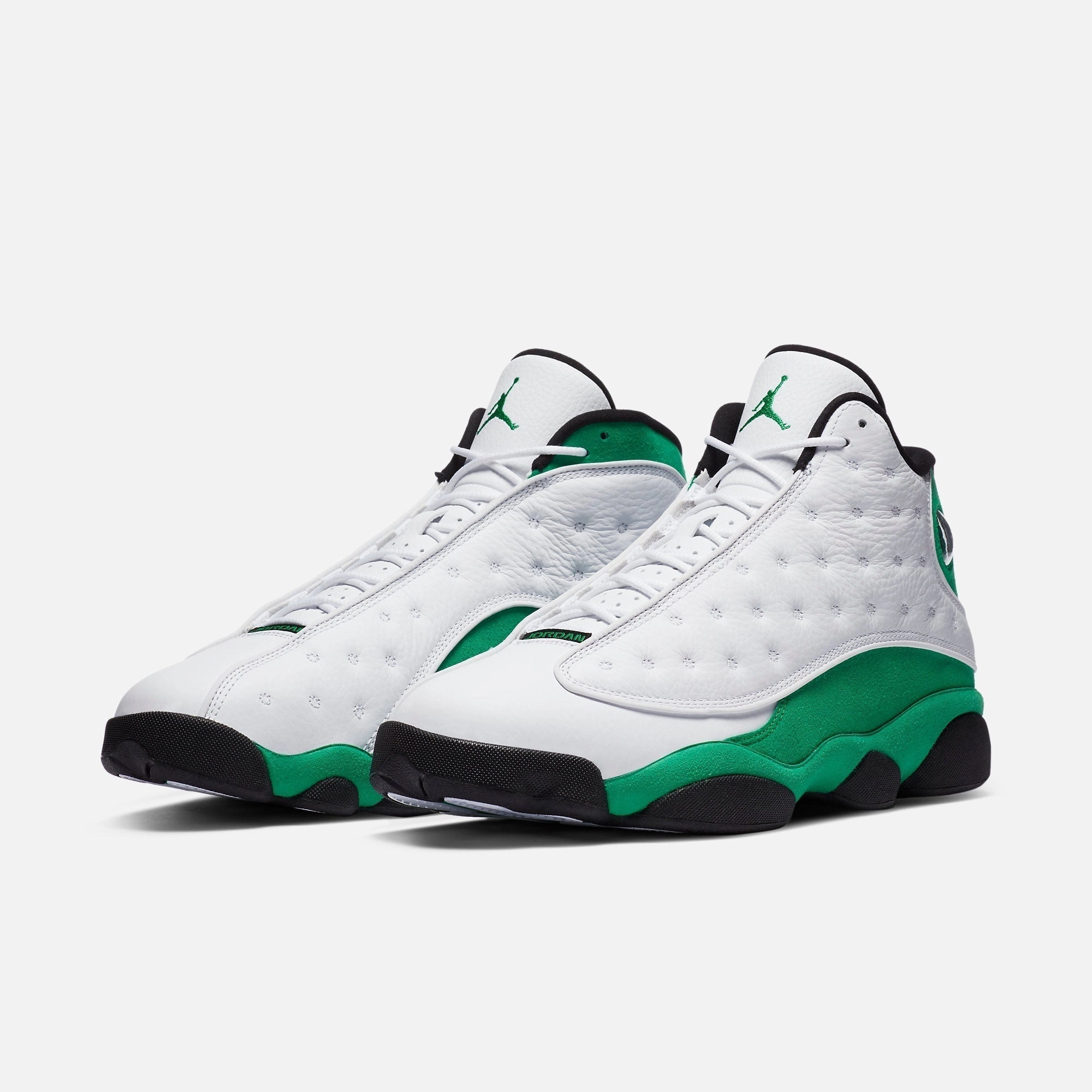 (Men's) Air Jordan 13 Retro 'Lucky Green / Boston Celtics' (2020) DB6537-113 Air Jordan 13 Bold Sole Basketball Shoes