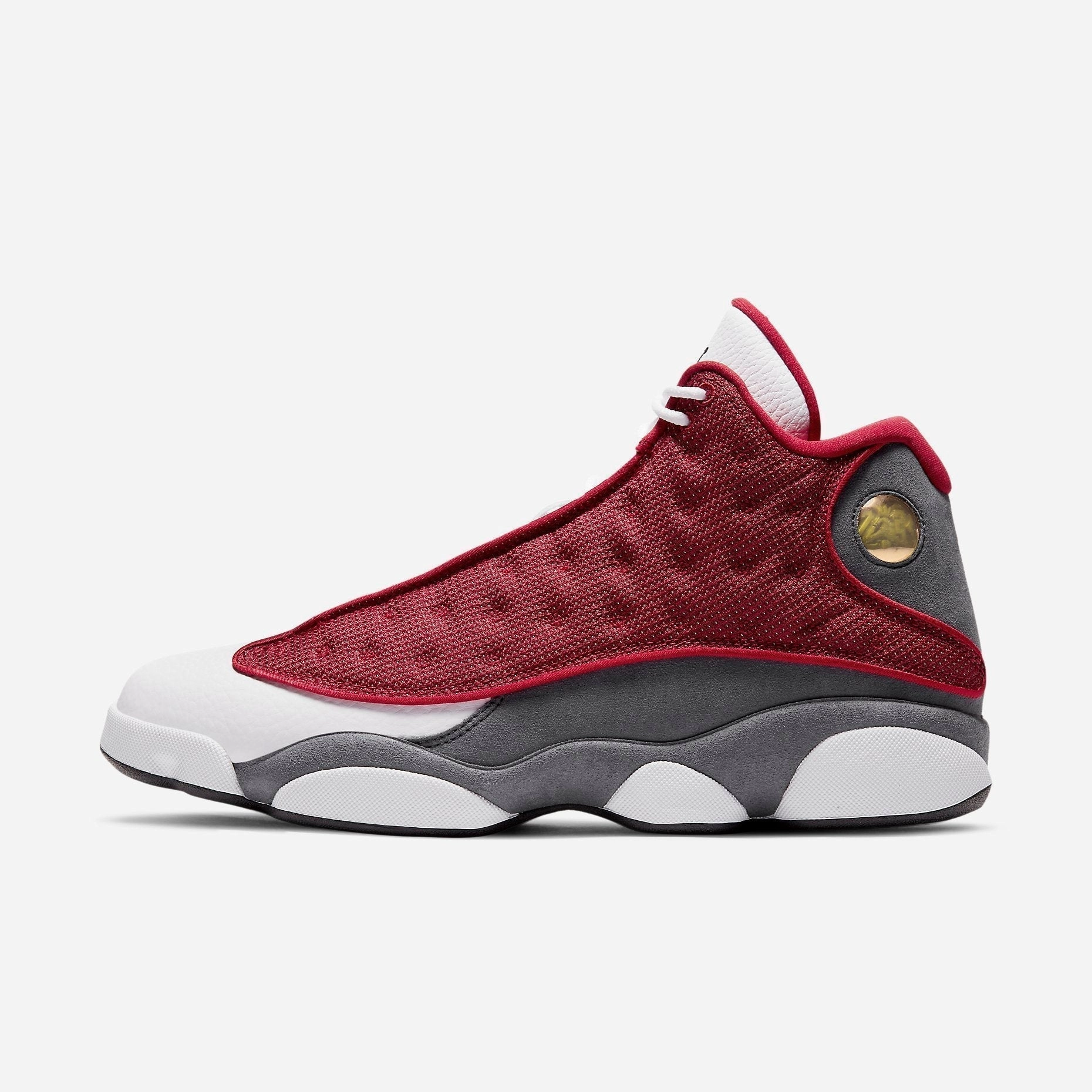 (Men's) Air Jordan 13 Retro 'Red Flint' (2021) DJ5982-600 Air Jordan 13 shoes with bold midsole design