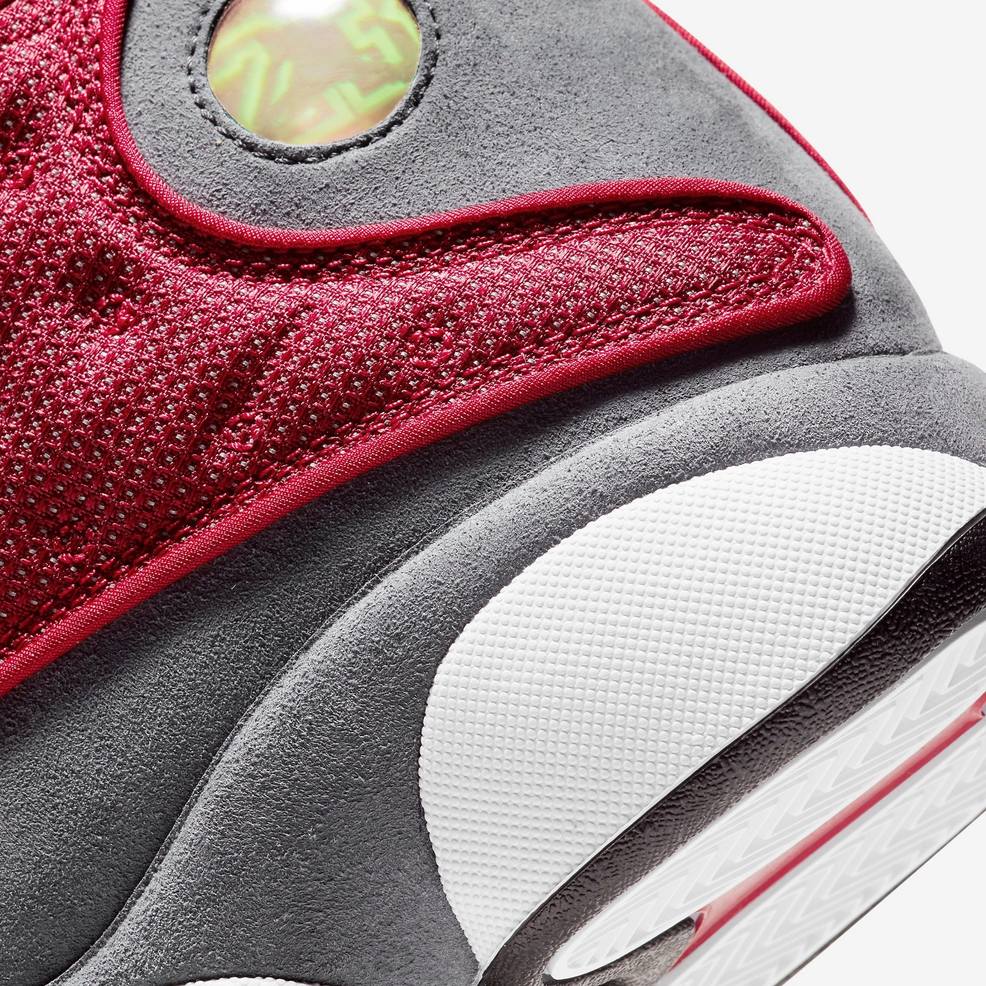 (Men's) Air Jordan 13 Retro 'Red Flint' (2021) DJ5982-600 Air Jordan 13 Bold Sole Basketball Shoes