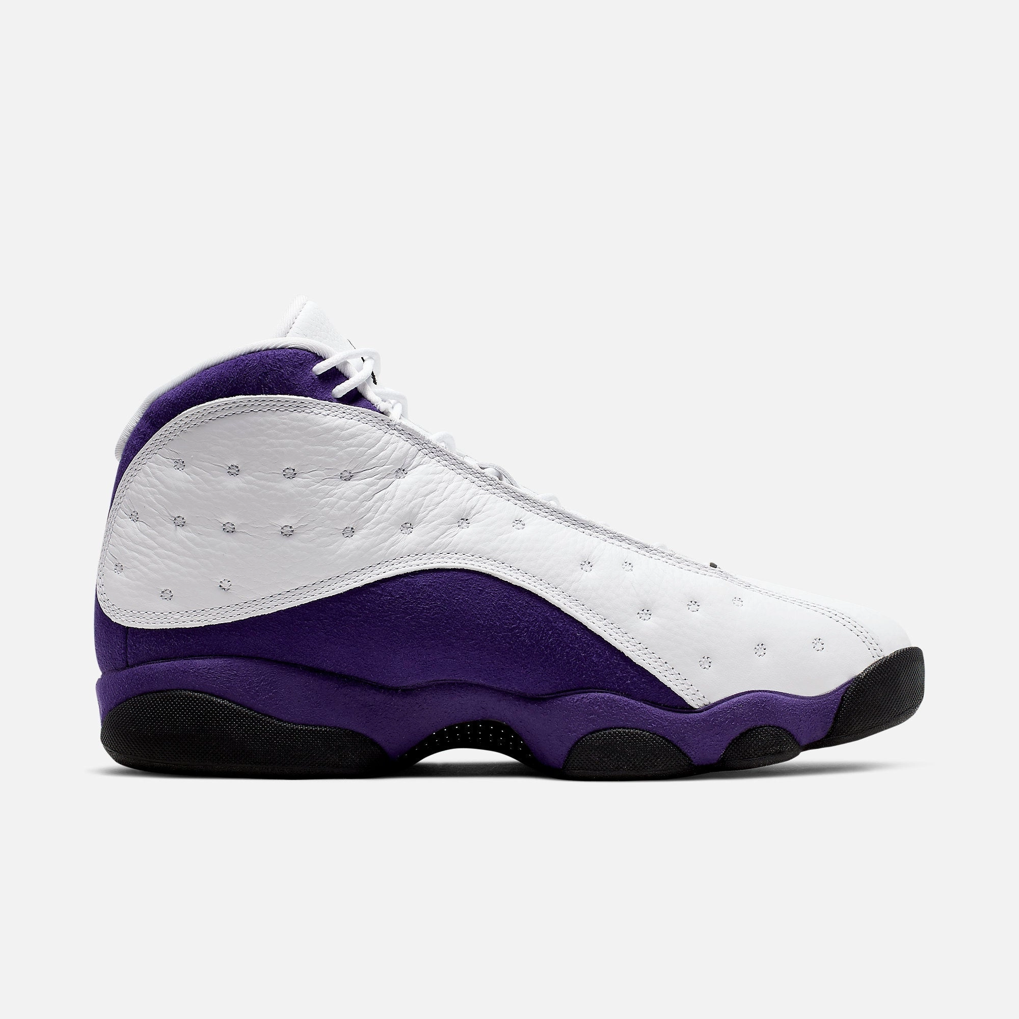 (Men's) Air Jordan 13 Retro 'Rivals Lakers' (2019) 414571-105 Air Jordan 13 Bold Sole Basketball Shoes