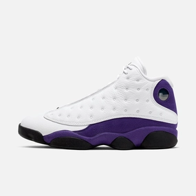(Men's) Air Jordan 13 Retro 'Rivals Lakers' (2019) 414571-105 Air Jordan 13 shoes with bold midsole design