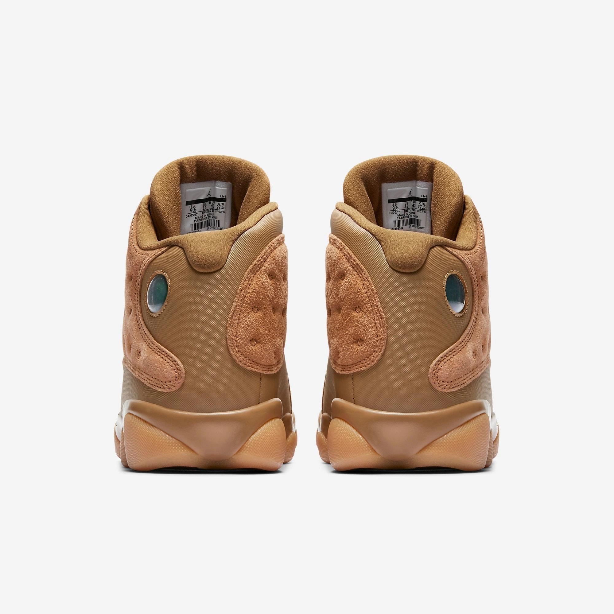 (Men's) Air Jordan 13 Retro 'Wheat' (2017) 414571-705 Air Jordan 13 Bold Sole Basketball Shoes