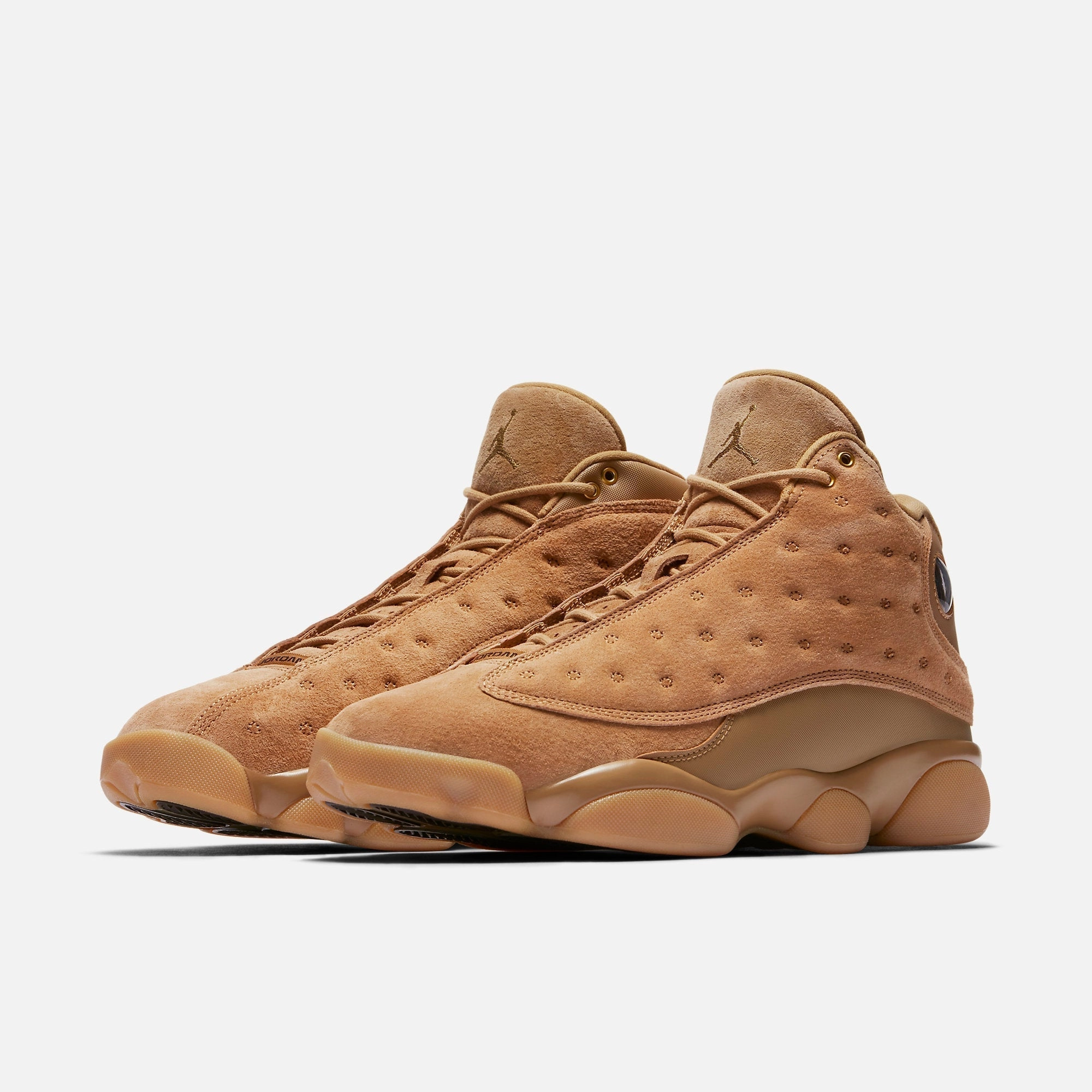 (Men's) Air Jordan 13 Retro 'Wheat' (2017) 414571-705 Air Jordan 13 Bold Sole Basketball Shoes