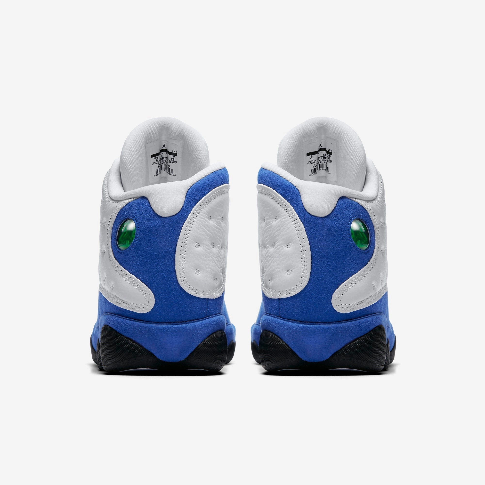 (Men's) Air Jordan 13 Retro 'White / Hyper Royal' (2018) 414571-117 Air Jordan 13 Bold Sole Basketball Shoes