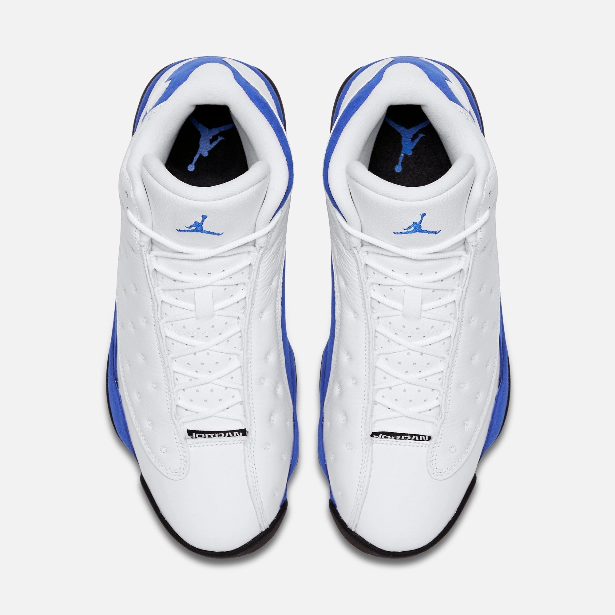 (Men's) Air Jordan 13 Retro 'White / Hyper Royal' (2018) 414571-117 Air Jordan 13 Bold Sole Basketball Shoes