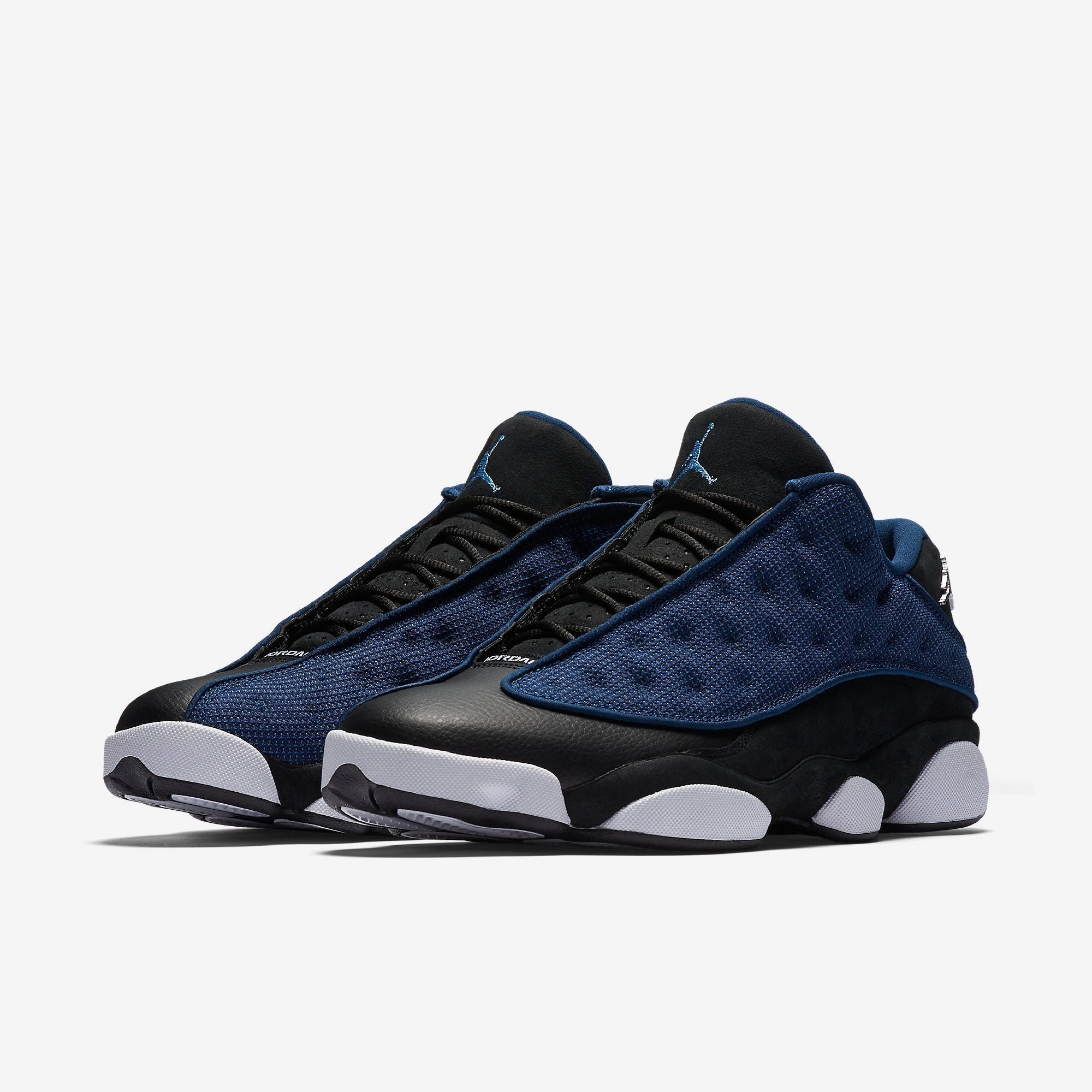 (Men's) Air Jordan 13 Retro Low 'Brave Blue' (2017) 310810-407 Air Jordan 13 Bold Sole Basketball Shoes