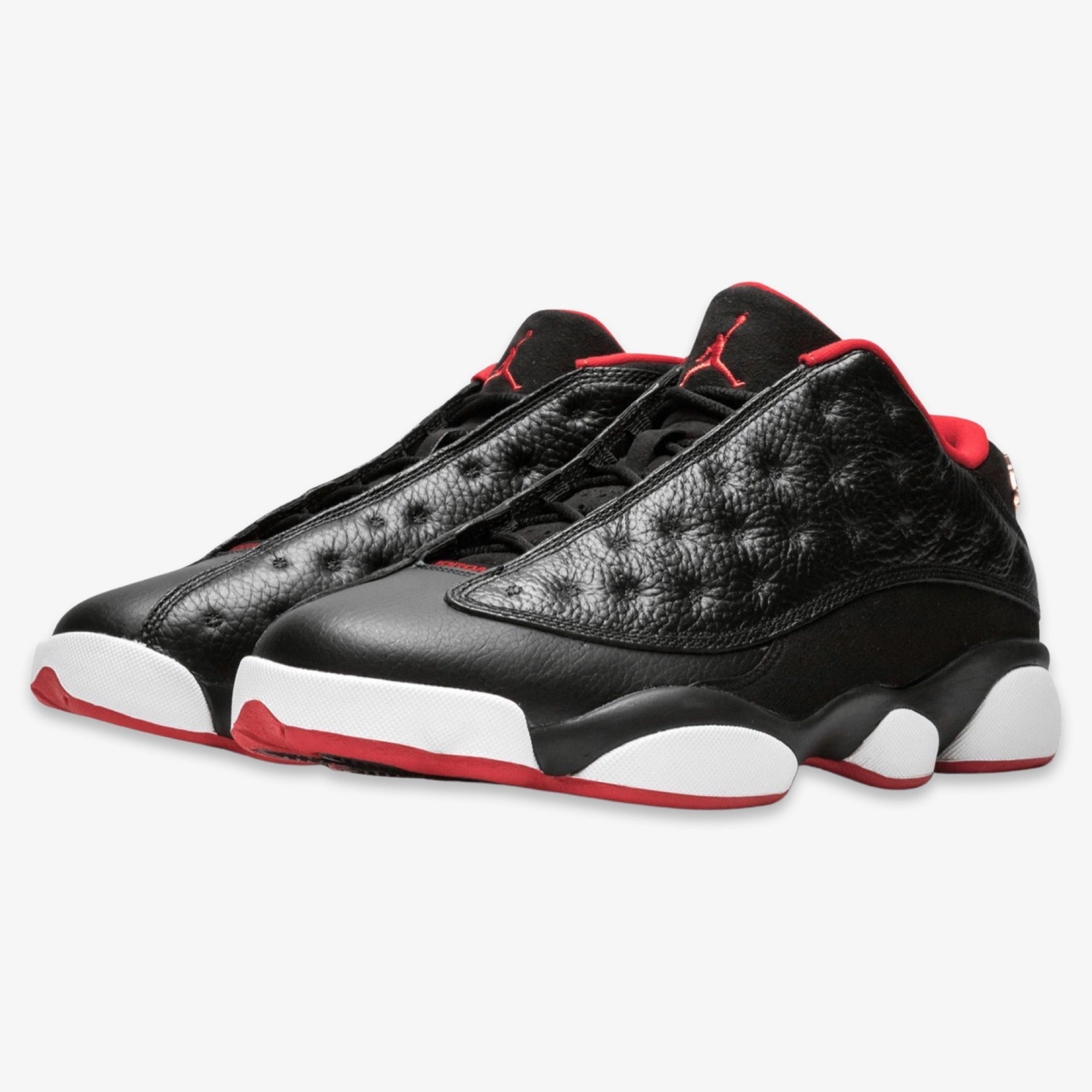 (Men's) Air Jordan 13 Retro Low 'Bred' (2015) 310810-027 Air Jordan 13 Bold Sole Basketball Shoes