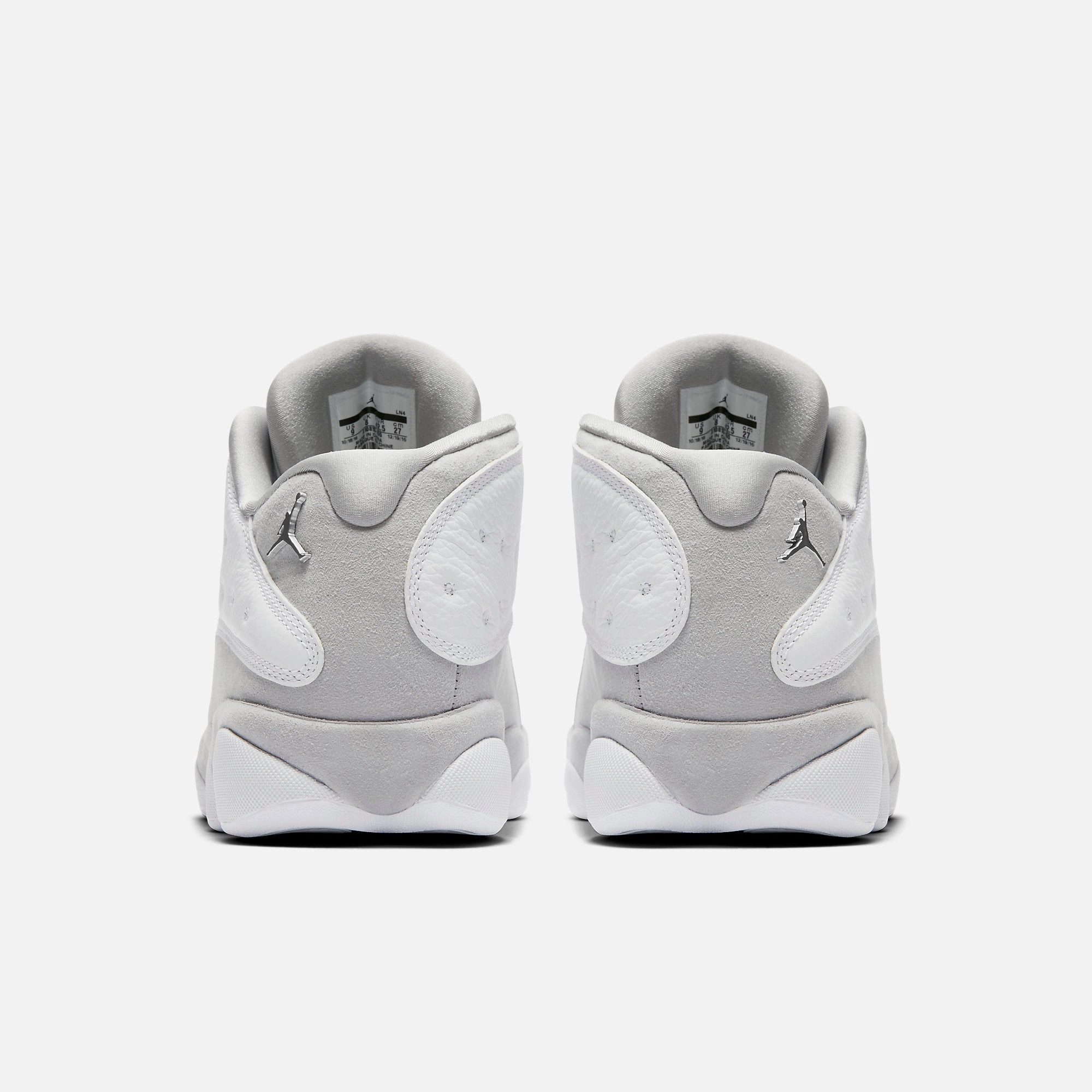 (Men's) Air Jordan 13 Retro Low 'Pure Platinum' (2017) 310810-100 Air Jordan 13 Bold Sole Basketball Shoes