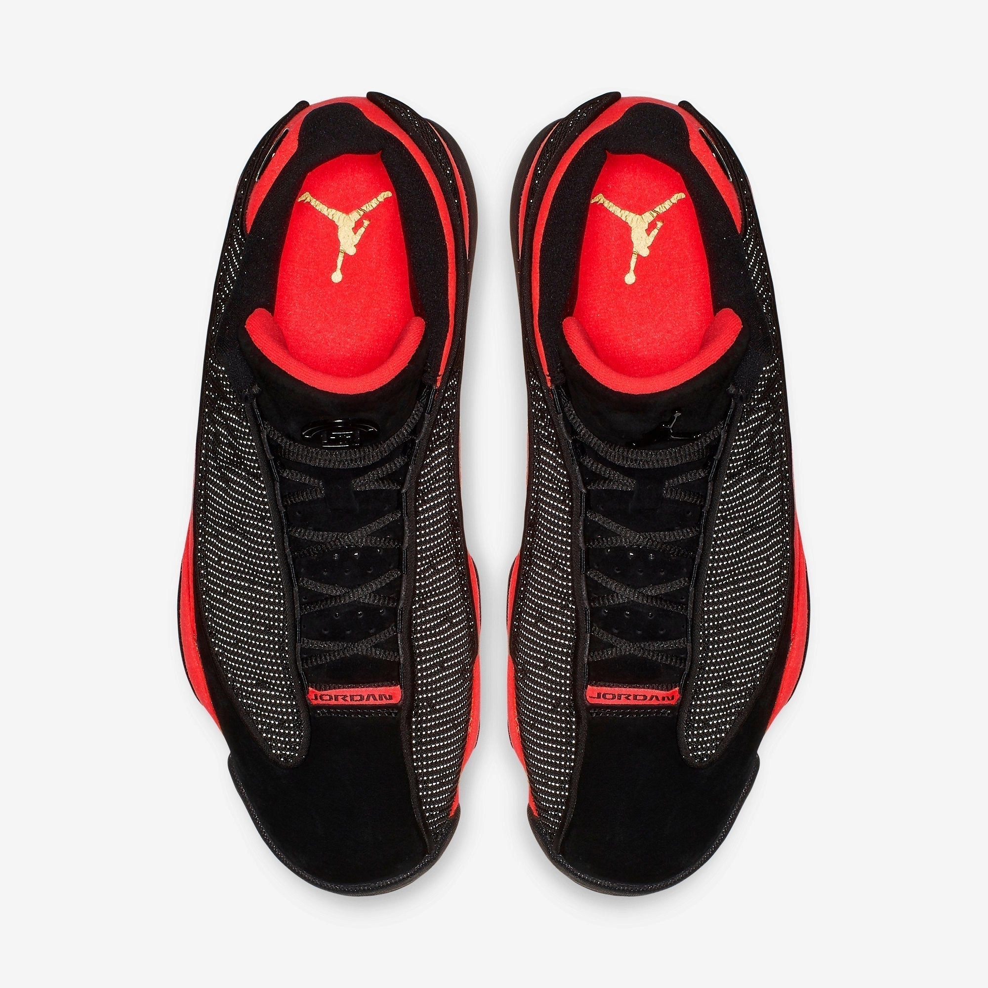 (Men's) Air Jordan 13 Retro Low NRG/CT x CLOT 'Infrared 23' (2018) AT3102-006 Air Jordan 13 Bold Sole Basketball Shoes