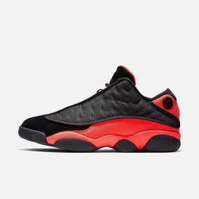 (Men's) Air Jordan 13 Retro Low NRG/CT x CLOT 'Infrared 23' (2018) AT3102-006 Air Jordan 13 shoes with bold midsole design