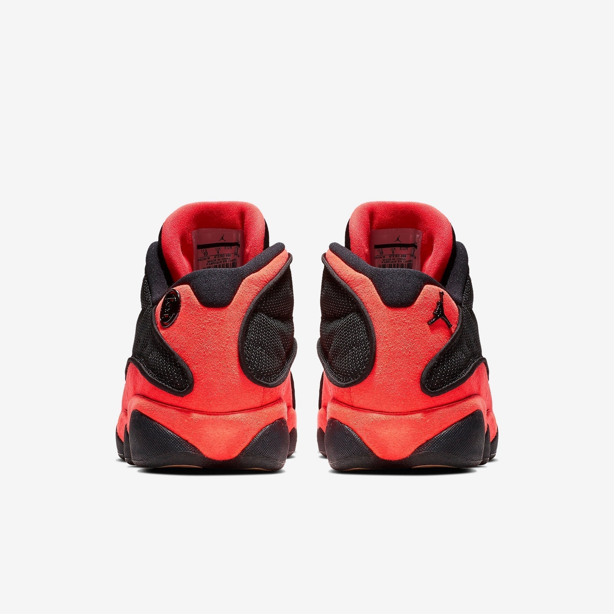 (Men's) Air Jordan 13 Retro Low NRG/CT x CLOT 'Infrared 23' (2018) AT3102-006 Air Jordan 13 Bold Sole Basketball Shoes