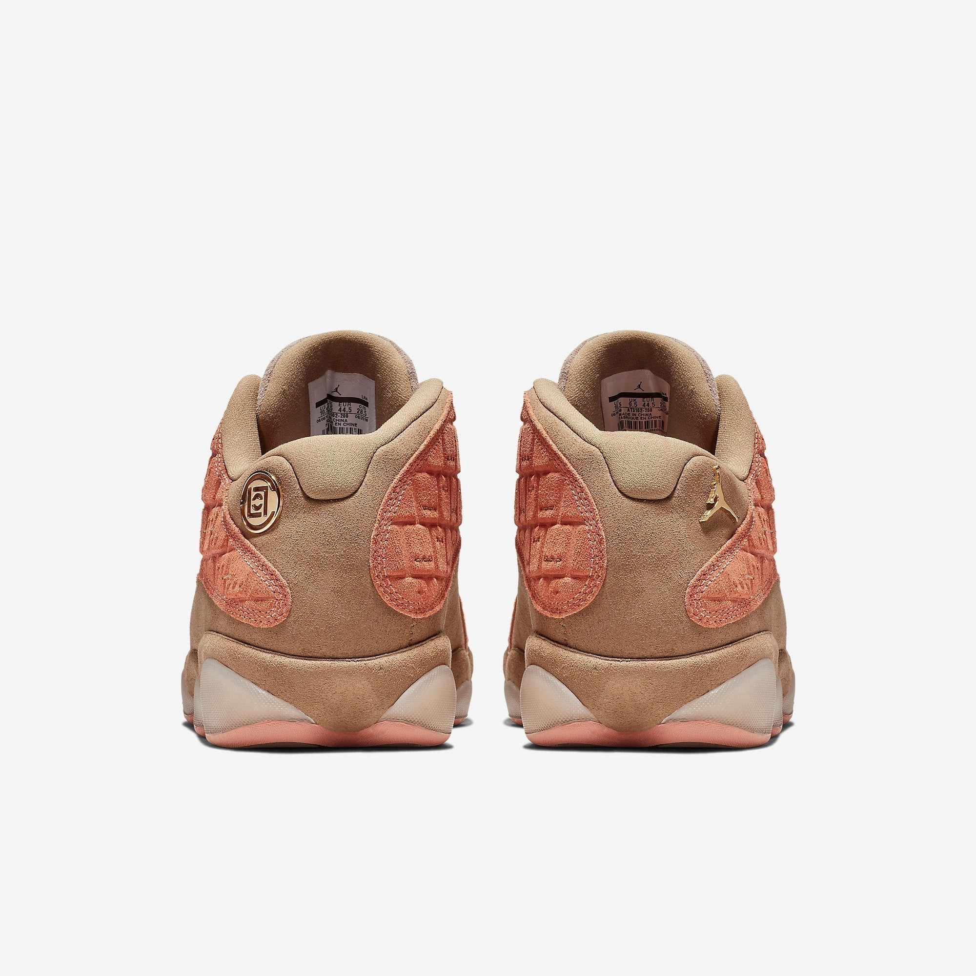 (Men's) Air Jordan 13 Retro Low NRG/CT x CLOT 'Terracotta' (2018) AT3102-200 Air Jordan 13 Bold Sole Basketball Shoes
