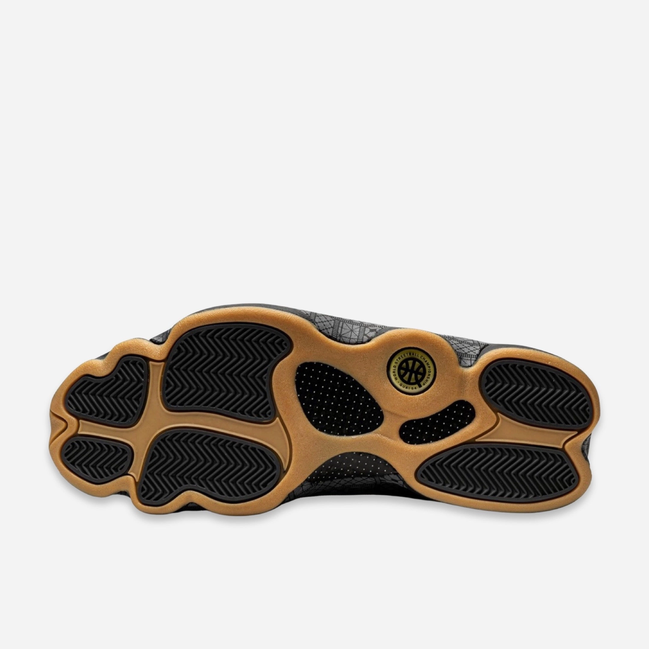 (Men's) Air Jordan 13 Retro Low Q54 'Quai 54' (2015) 810551-050 Air Jordan 13 Bold Sole Basketball Shoes