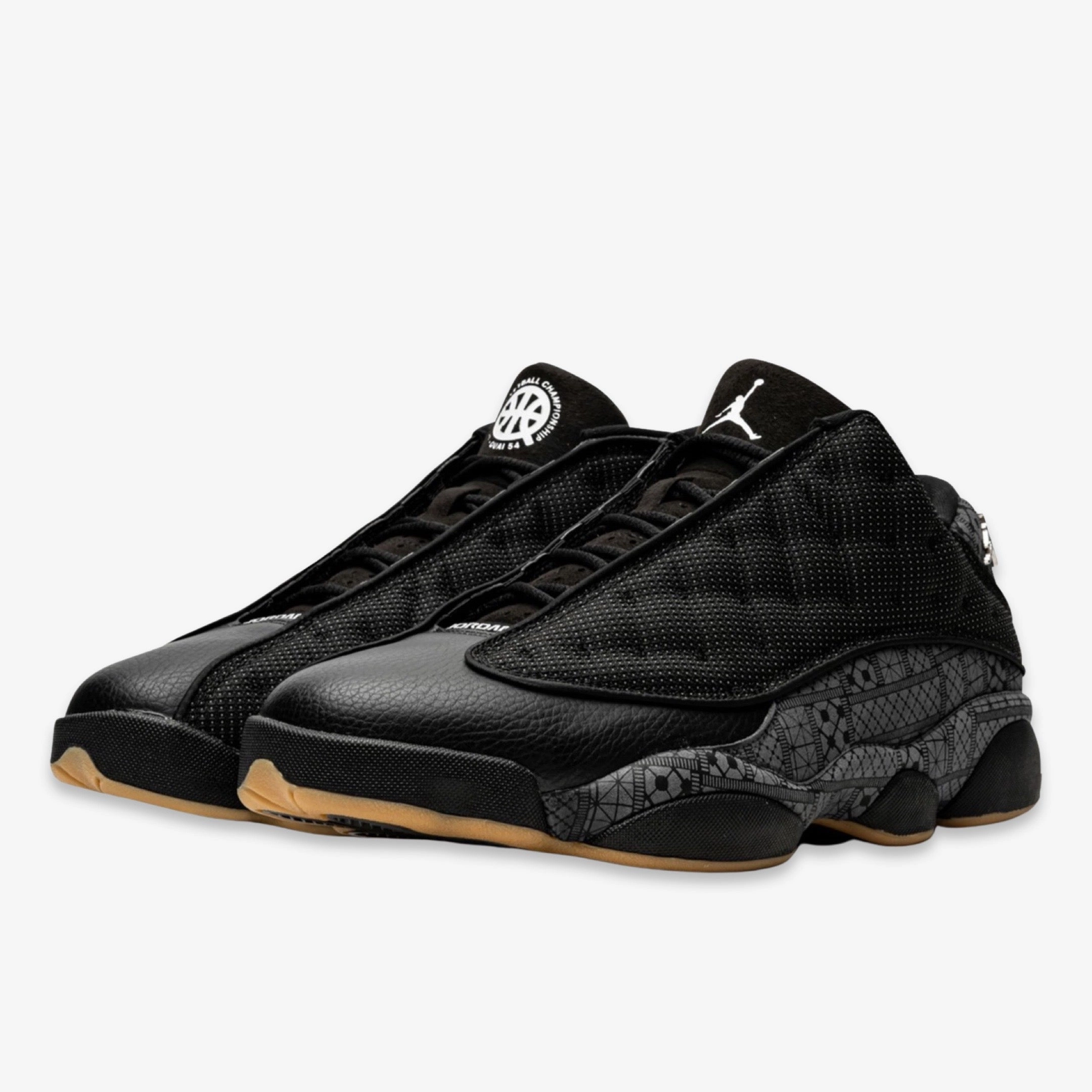 (Men's) Air Jordan 13 Retro Low Q54 'Quai 54' (2015) 810551-050 Air Jordan 13 Bold Sole Basketball Shoes