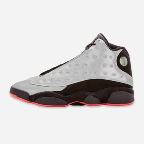 (Men's) Air Jordan 13 Retro Premium '3M Reflective Silver' (2014) 696298-023 Air Jordan 13 shoes with bold midsole design