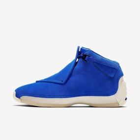(Men's) Air Jordan 18 Retro 'Blue Suede' (2018) AA2494-401 Other Air Jordan shoes