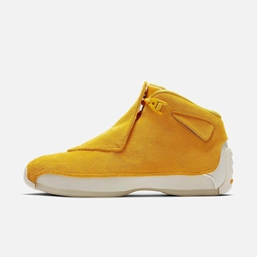 (Men's) Air Jordan 18 Retro 'Yellow Suede' (2018) AA2494-701 Other Air Jordan shoes