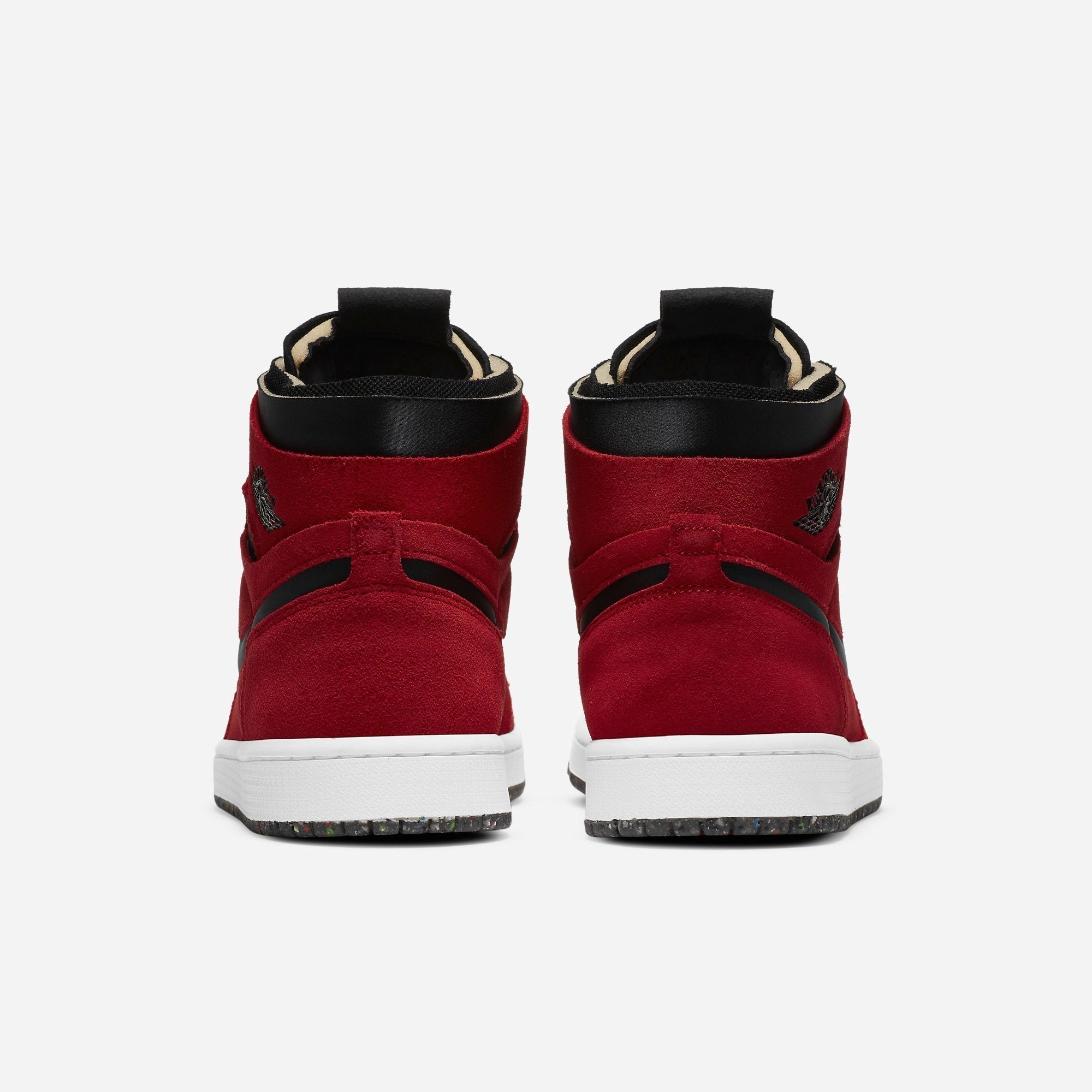 (Men's) Air Jordan 1 High Zoom Air CMFT 'Red Suede' (2020) CT0978-600 Air Jordan 1 Signature Look Sneakers